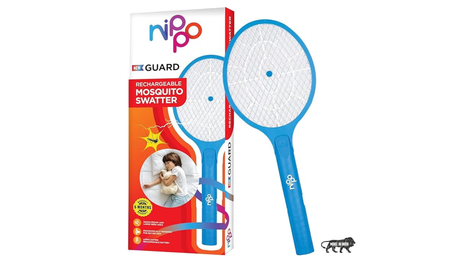 NIPPO Guard Rechargeable Mosquito Bat