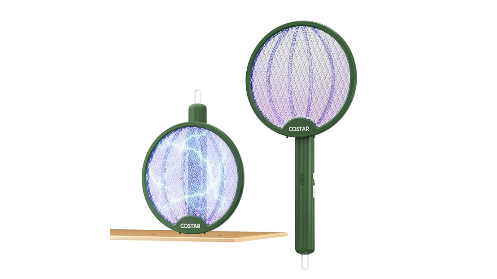 Foldable Swivel Mosquito Racket