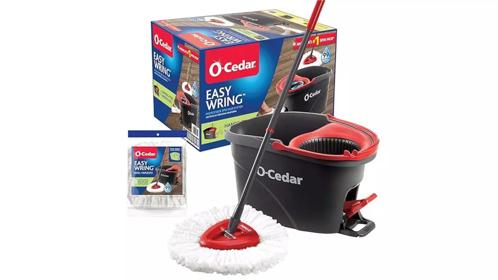 O-Cedar Easywring Microfiber Spin Mop