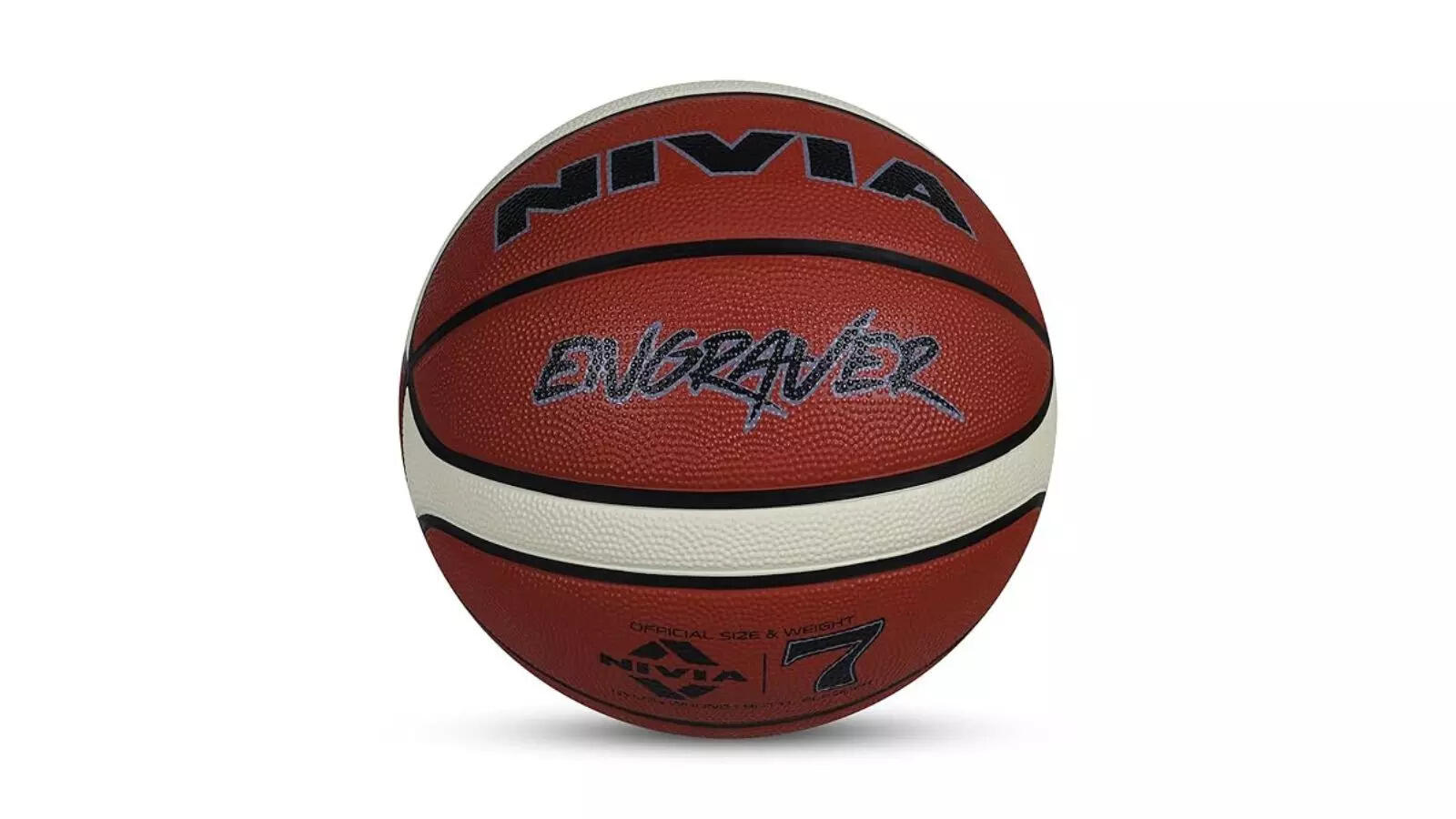 Nivia Engraver_14 Panel_Soft Rubberized Moulded_Indoor Basketball_for Men