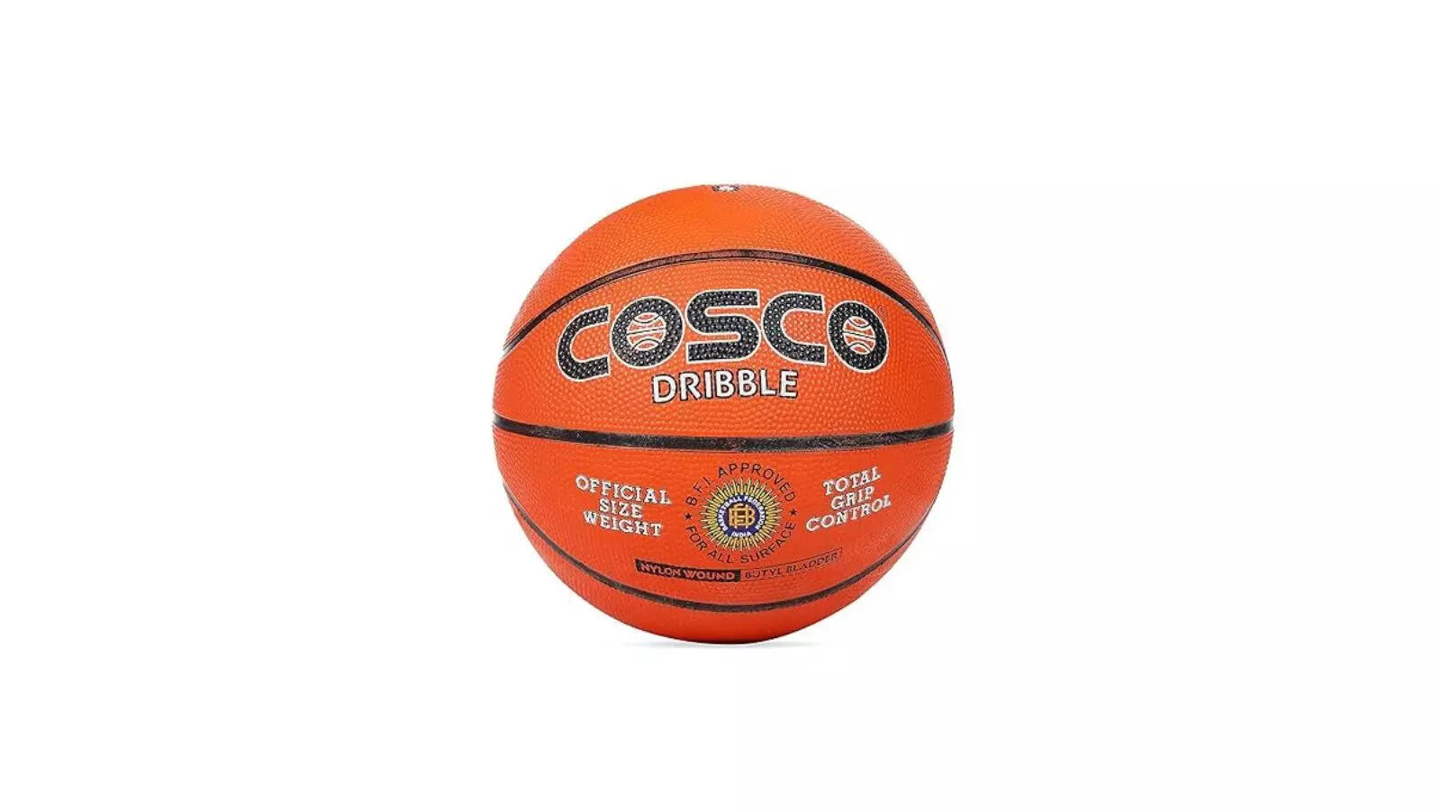 Cosco Nylon Dribble Basketballs, Size 6 (Orange)