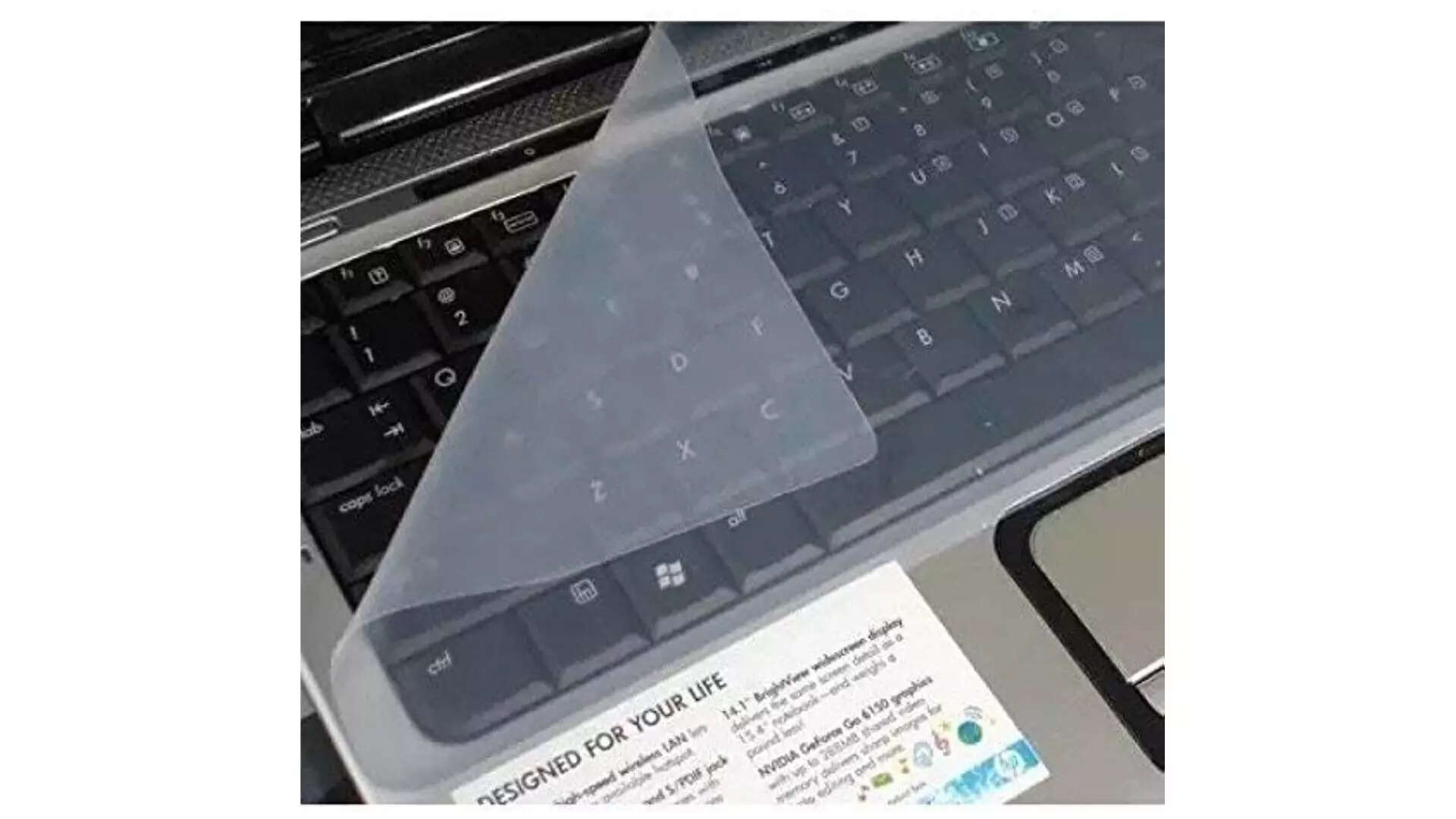 LS LAPSTER Quality Assured Universal Silicone 156 Keyboard Protector Skin Keep your laptop keyboard looking new and safe 