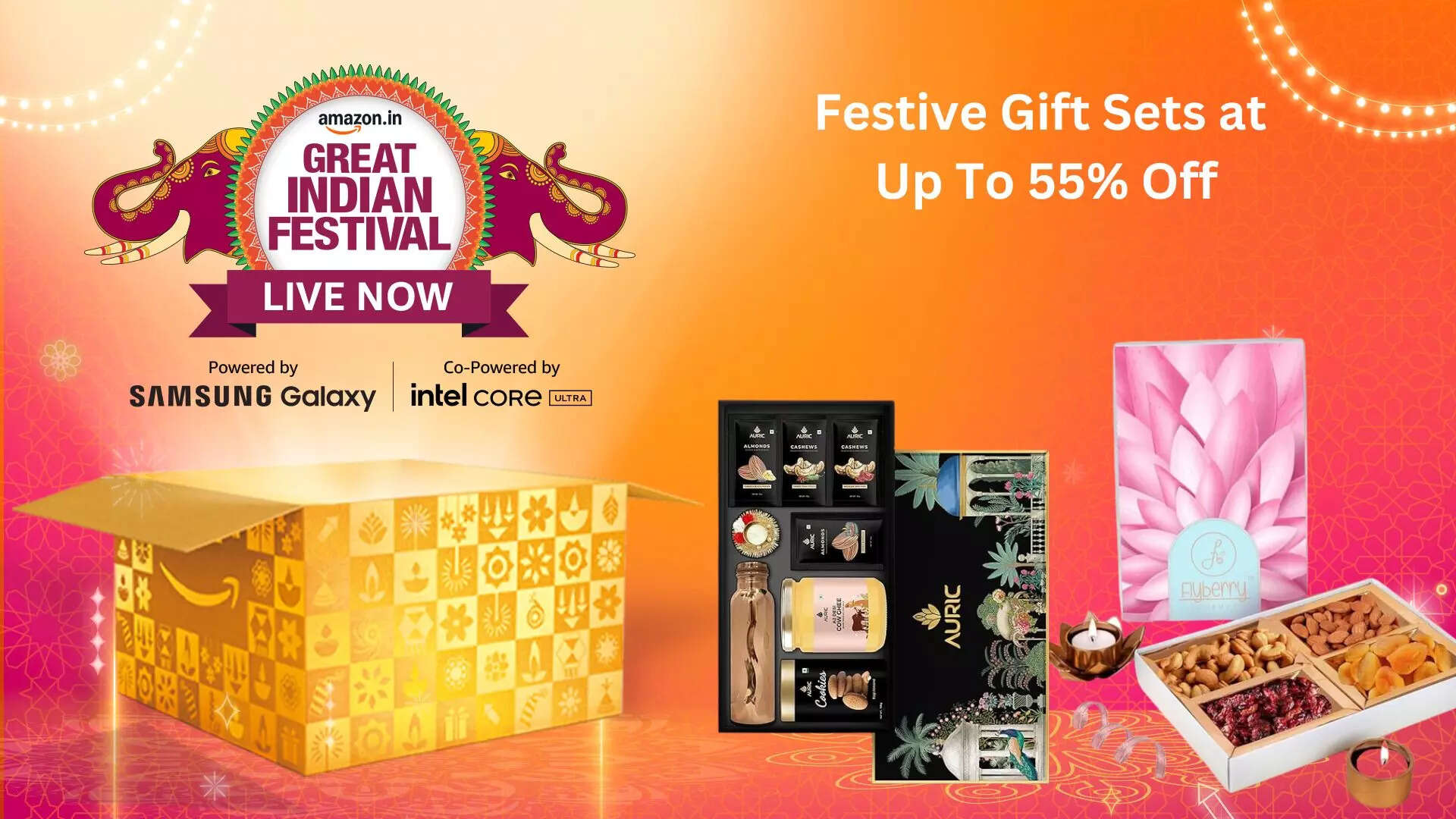 Amazon Great Indian Festival Get the Best Festive Gift Sets from Cadbury Lindt Phool and More Up To 55 Off