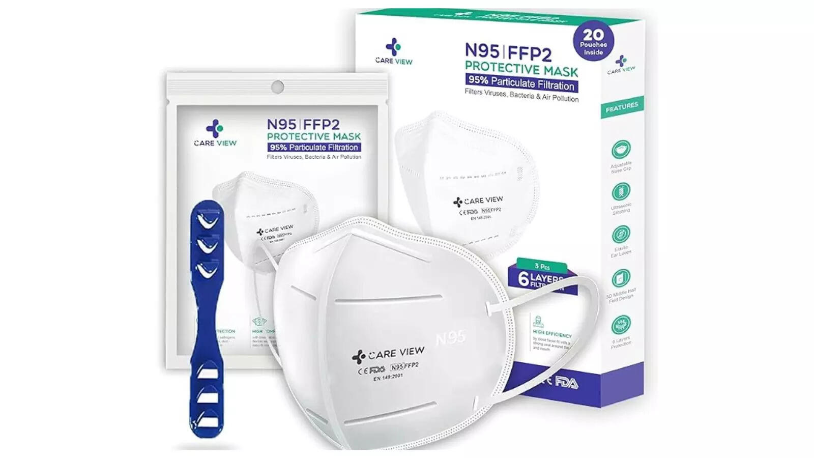 Careview N95 Anti Pollution Cotton Reusable Unisex Face Mask