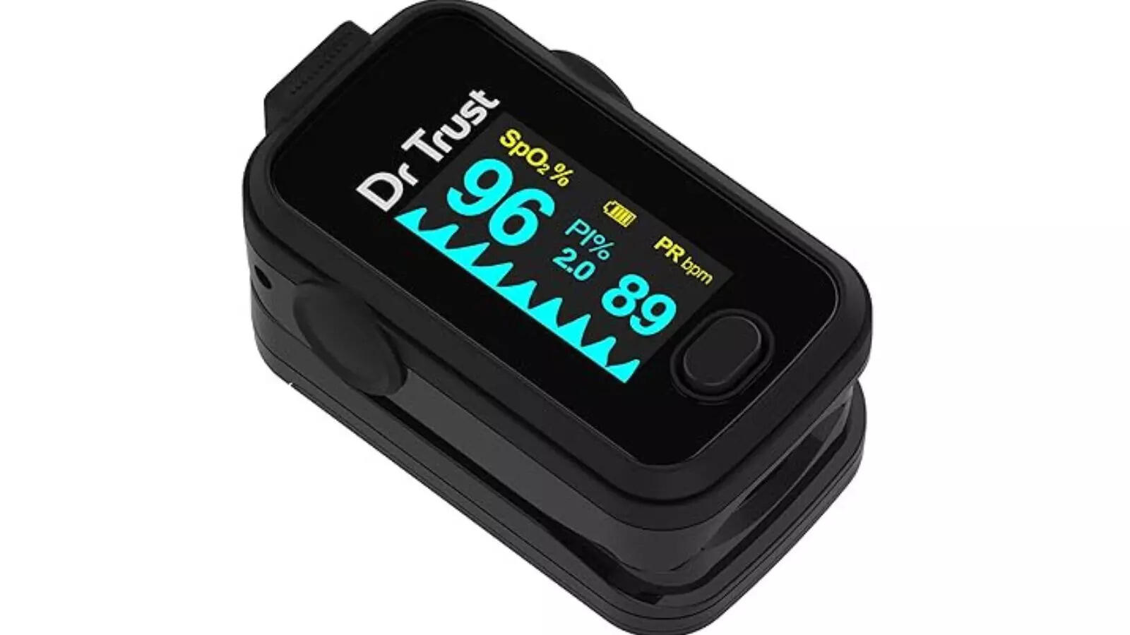 Dr Trust Signature Series Finger Tip Pulse Oximeter With Audio Visual Alarm