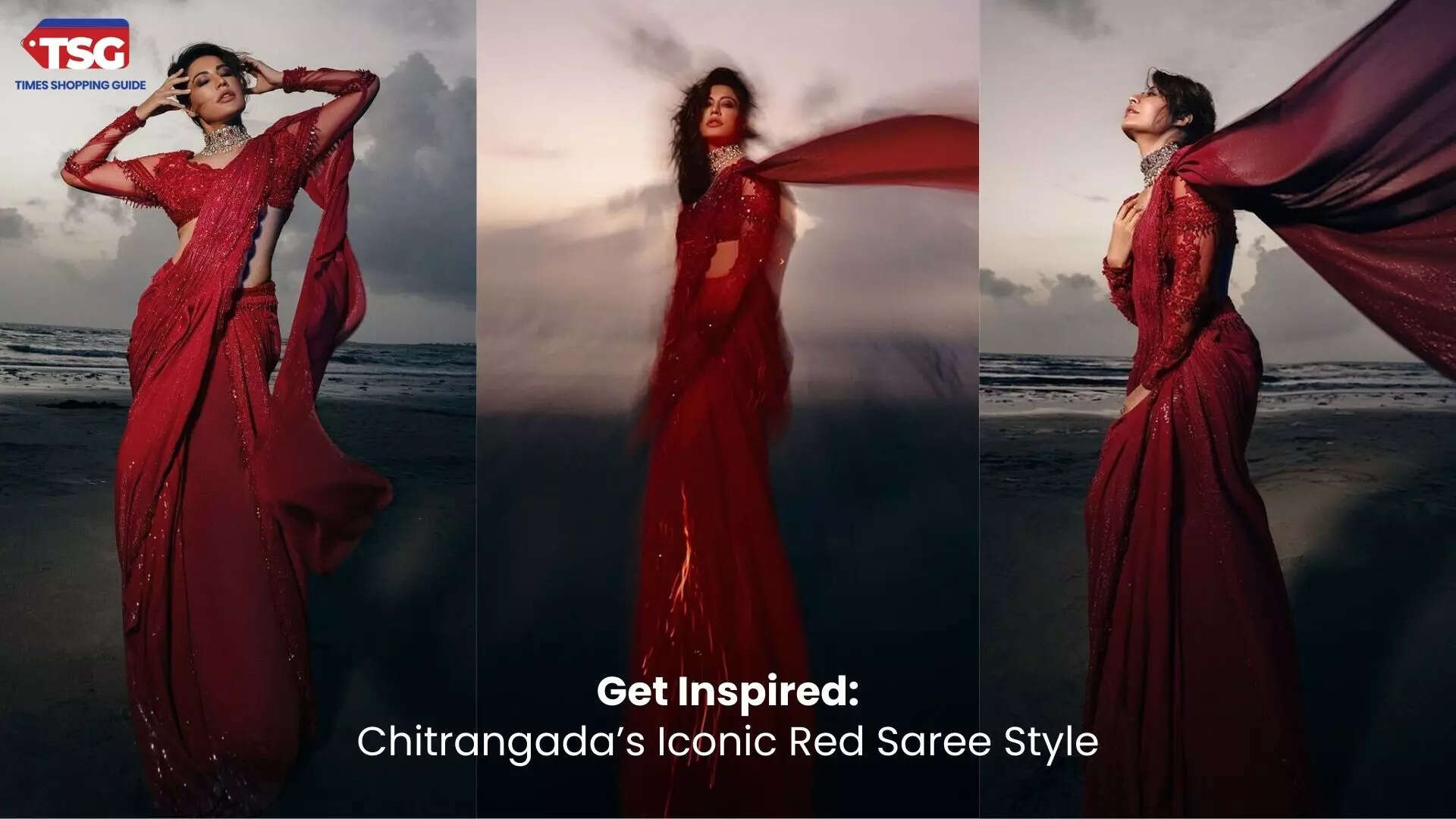 Get the Look Chitrangada Singh in Stunning Red Saree