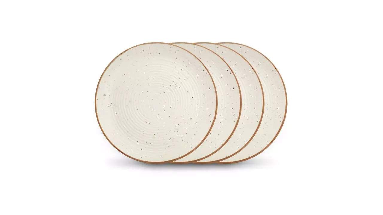 Miah Decor Ceramic Quarter Plates Small Dinner Plates Set