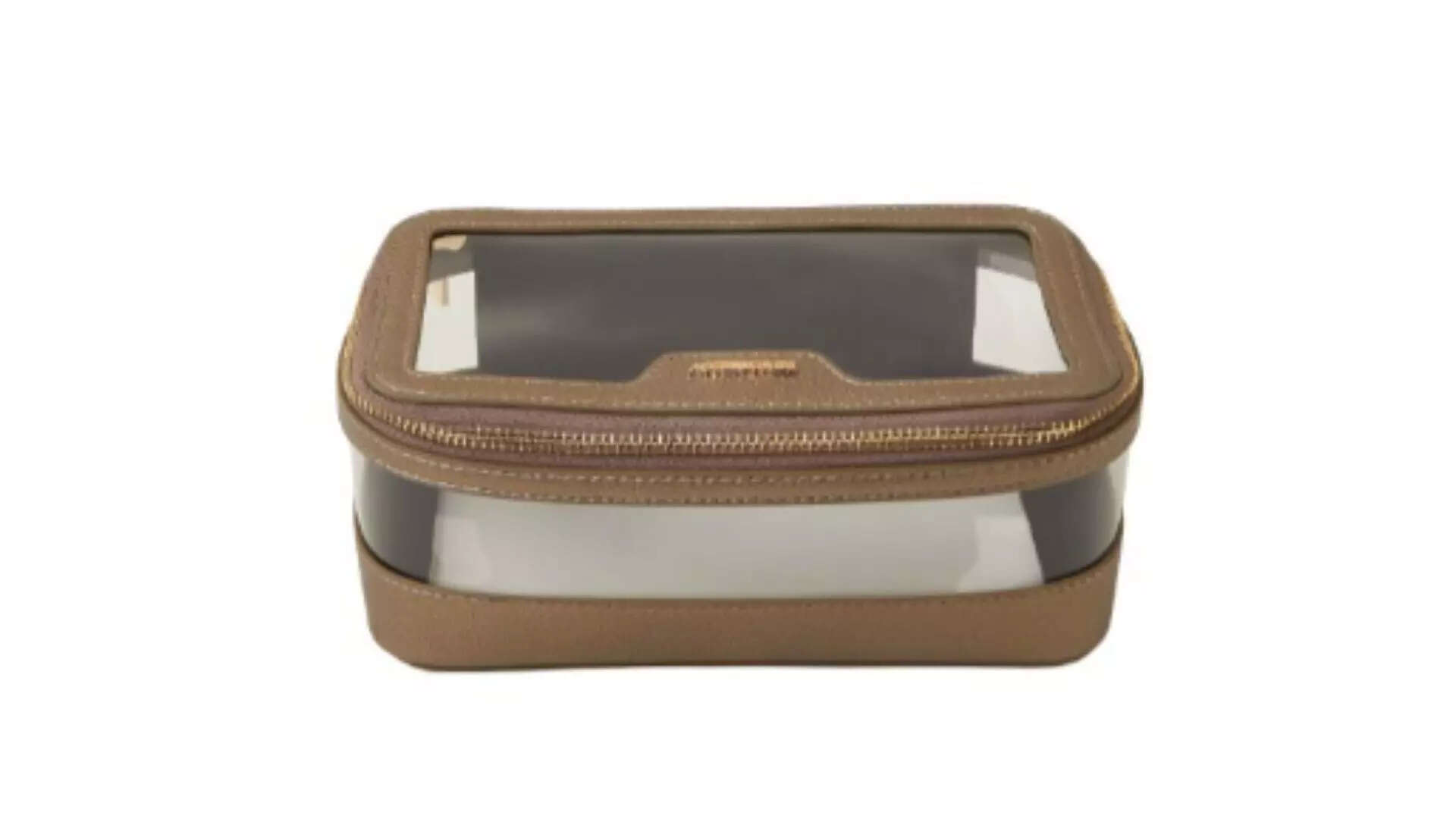 Accessorize Bronze-Toned Reusable Makeup Organizers Combine Functionality and Flair 