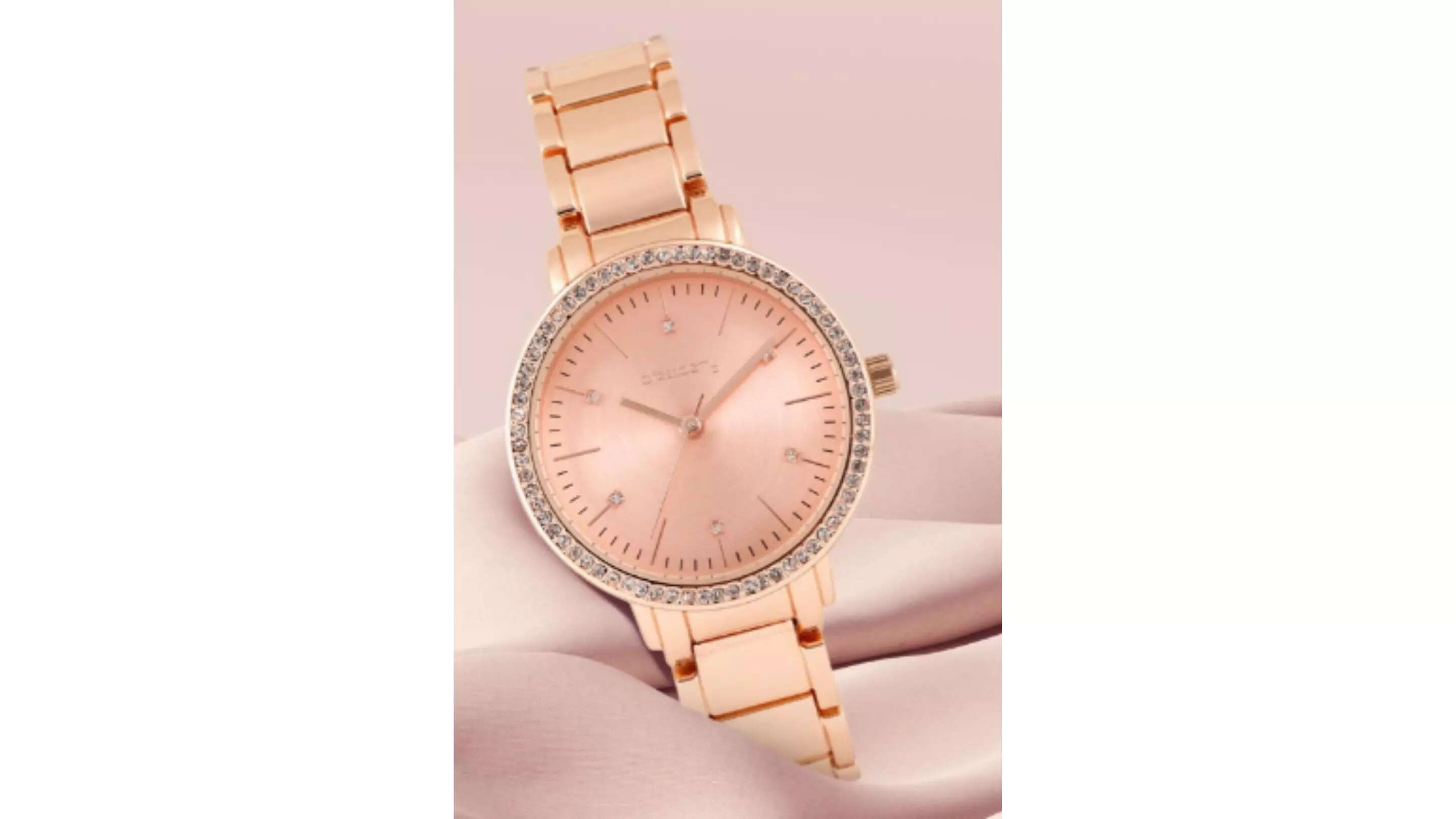 DressBerry Women Rose Gold Analogue Watch 