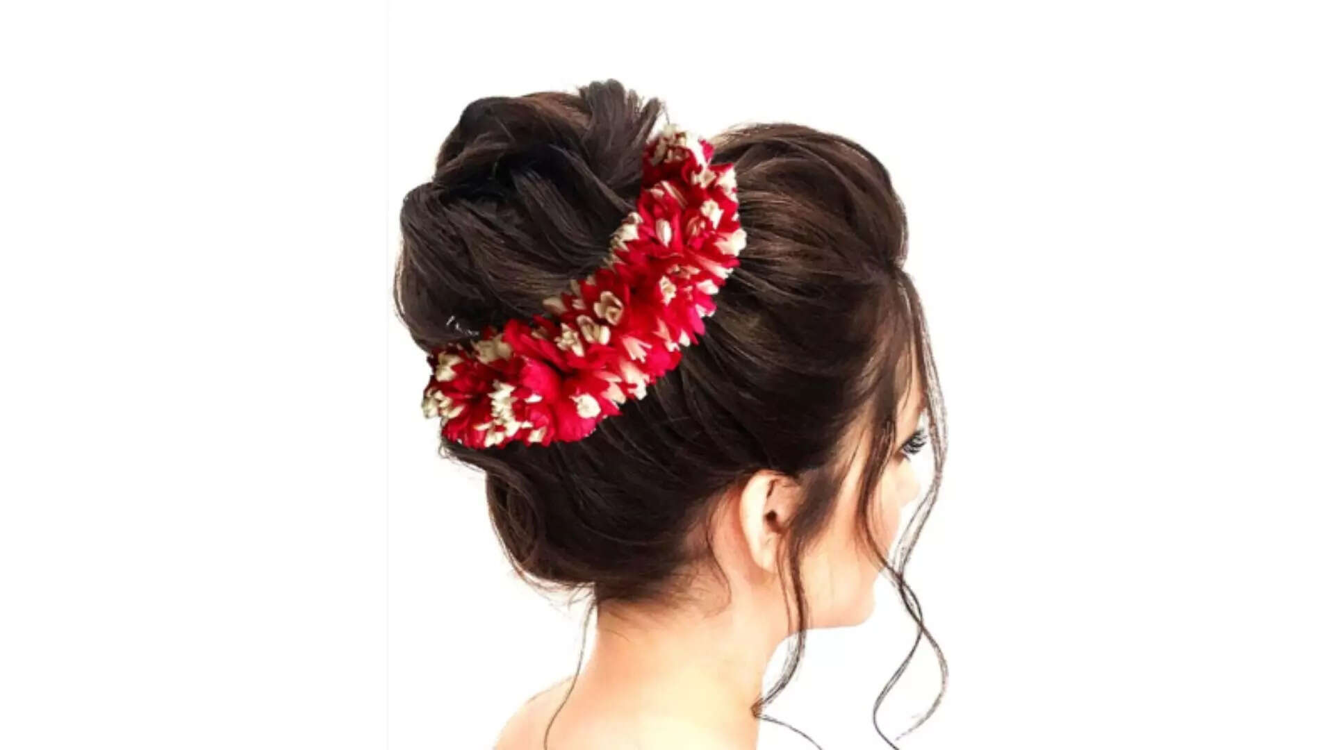 Hair Flare Floral Embellished Hair Gajra 