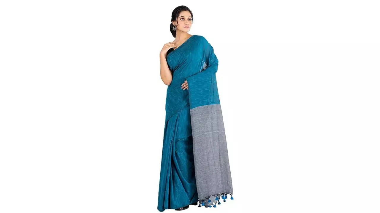 DURGA HANDLOOMS Cotton Soft Handloom Saree