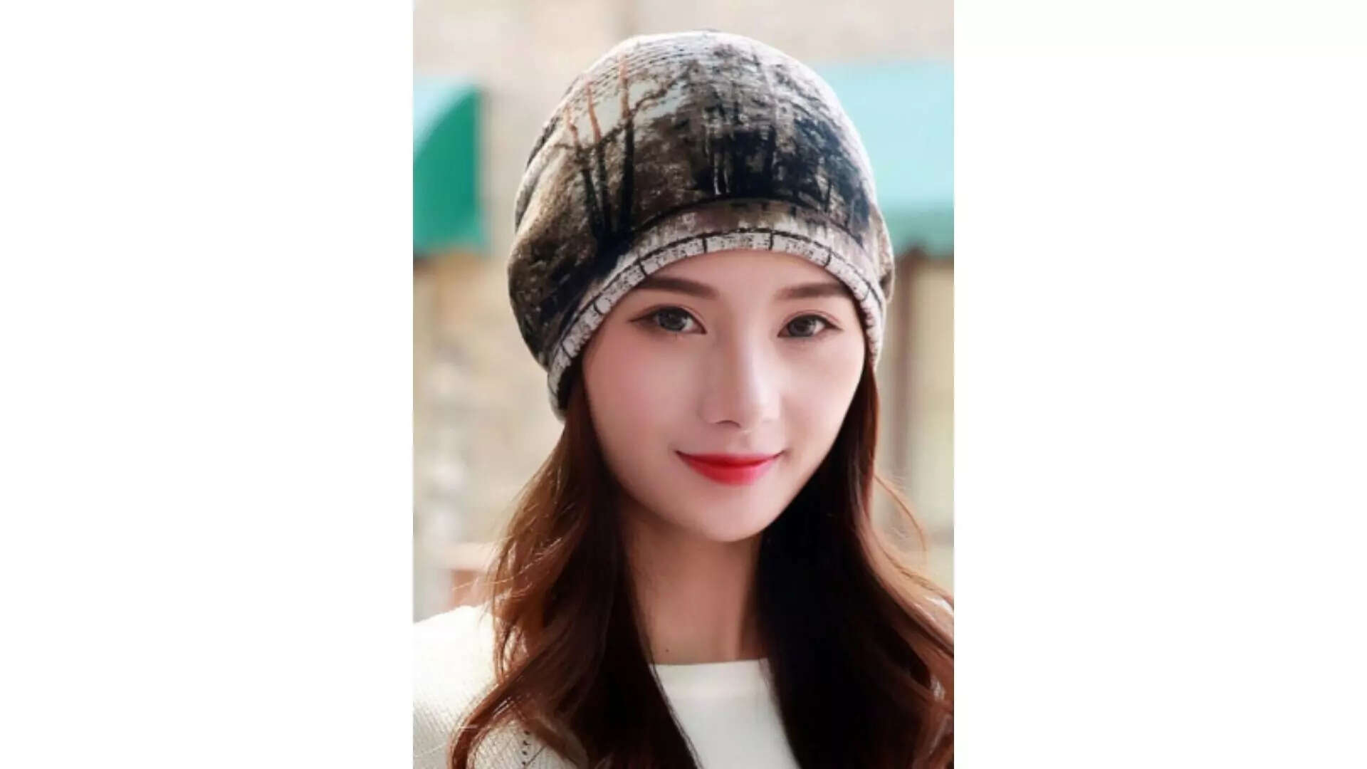 Alexvyan Women Printed Bandana Warm Winter Spring Skull Beanie 