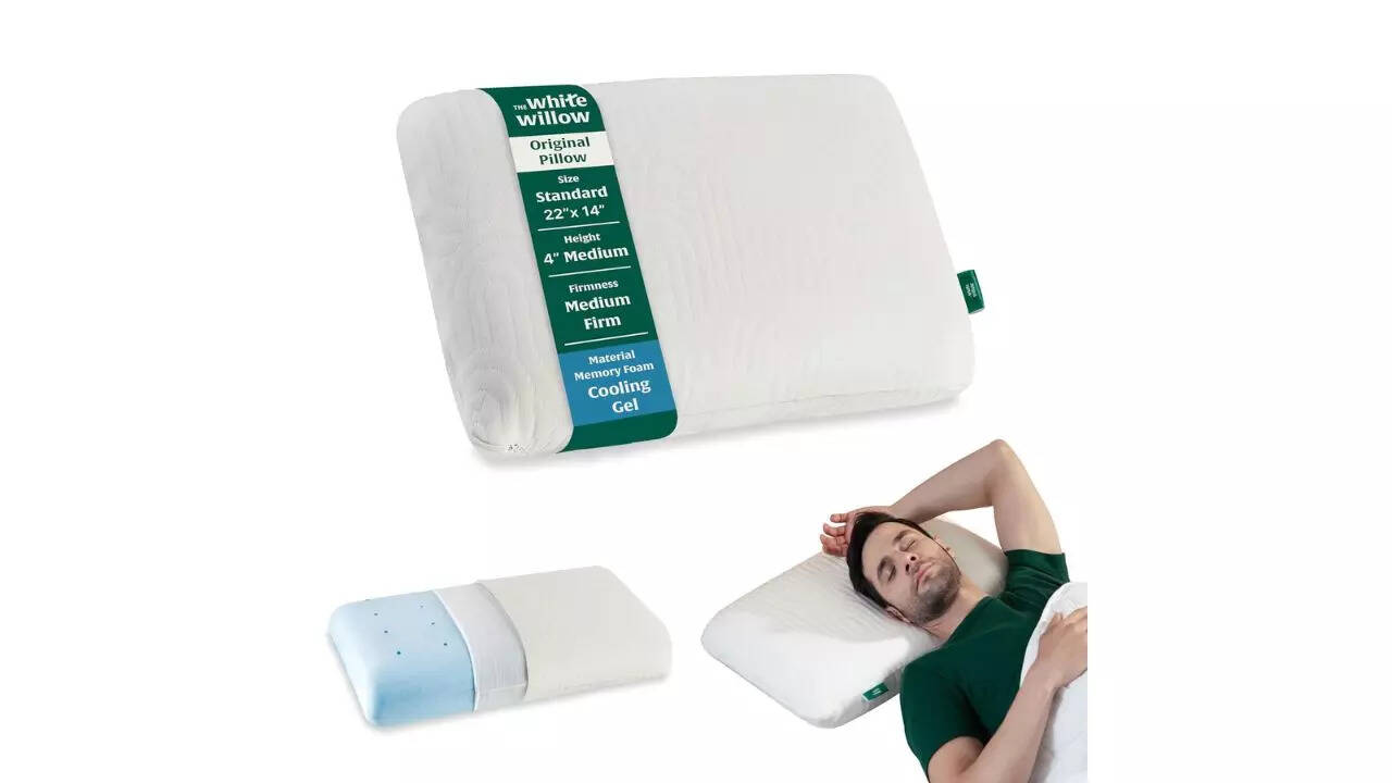 The White Willow Orthopedic Bed Pillow