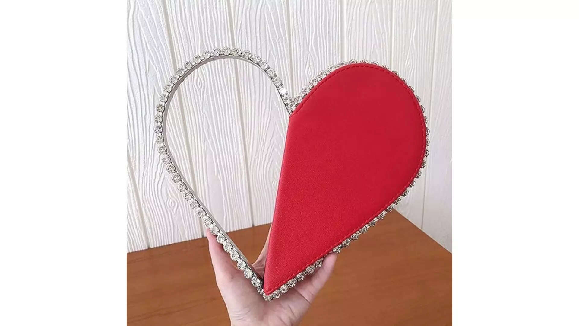 Cute Mini Heart Shaped Clutch