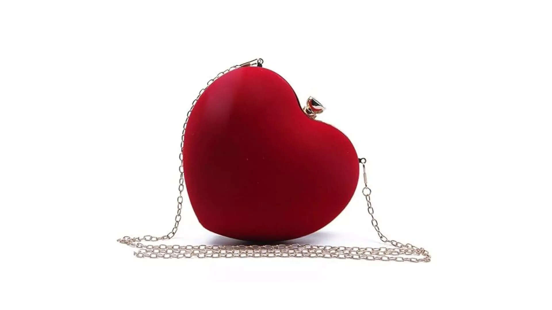 SUKUTU Woman Girls Mini Handbag Heart Shape Clutch