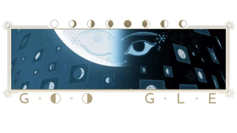 Google Celebrates the November Half Moon with a Fun Brain Teaser