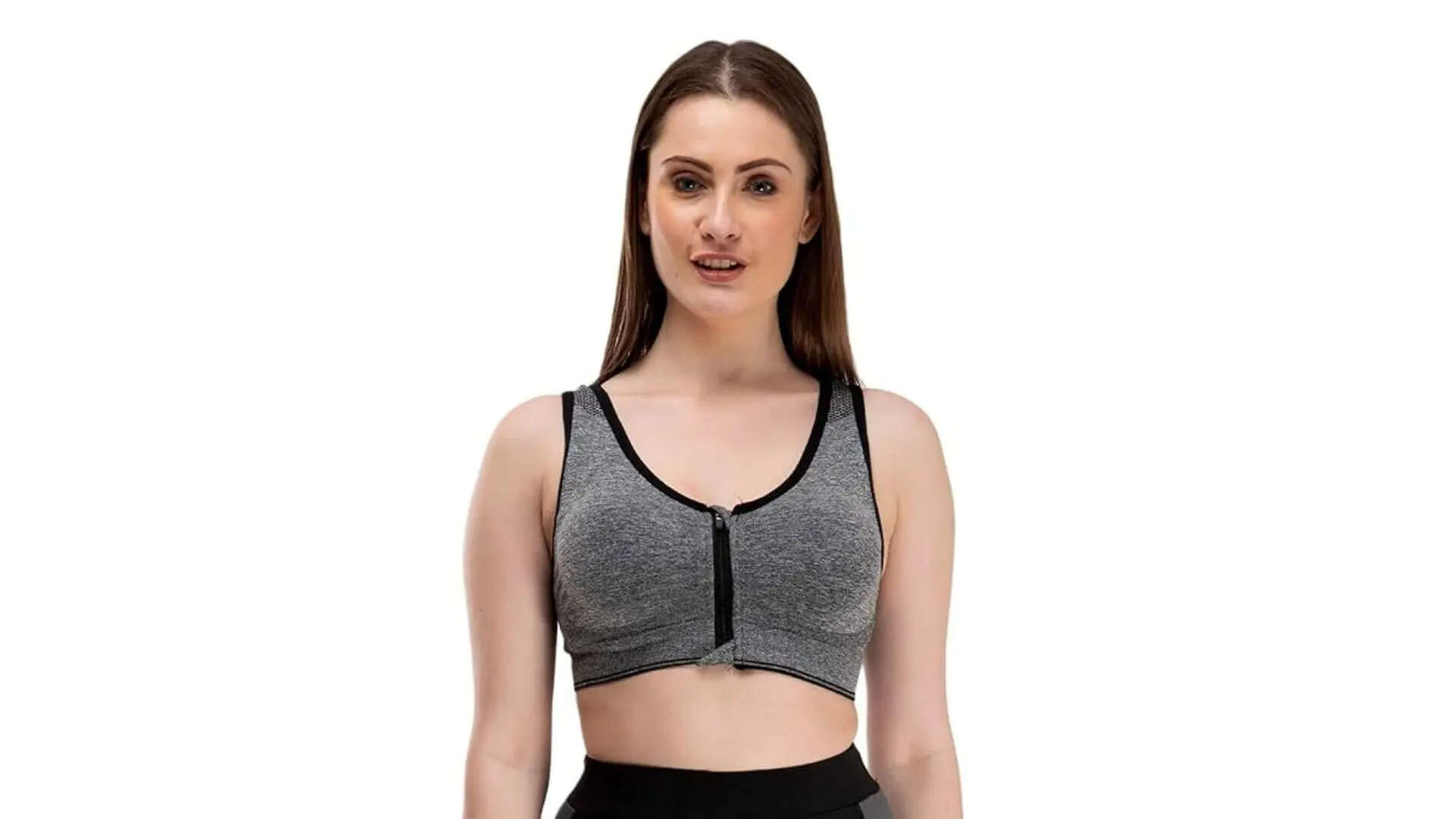 Mysha Womens Cotton Lightly Padded Wire Free Sports Bra