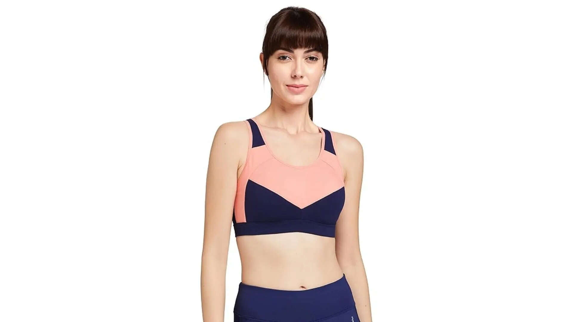 Van Heusen Women Proactive Wireless Padded Racerback Sports Bra