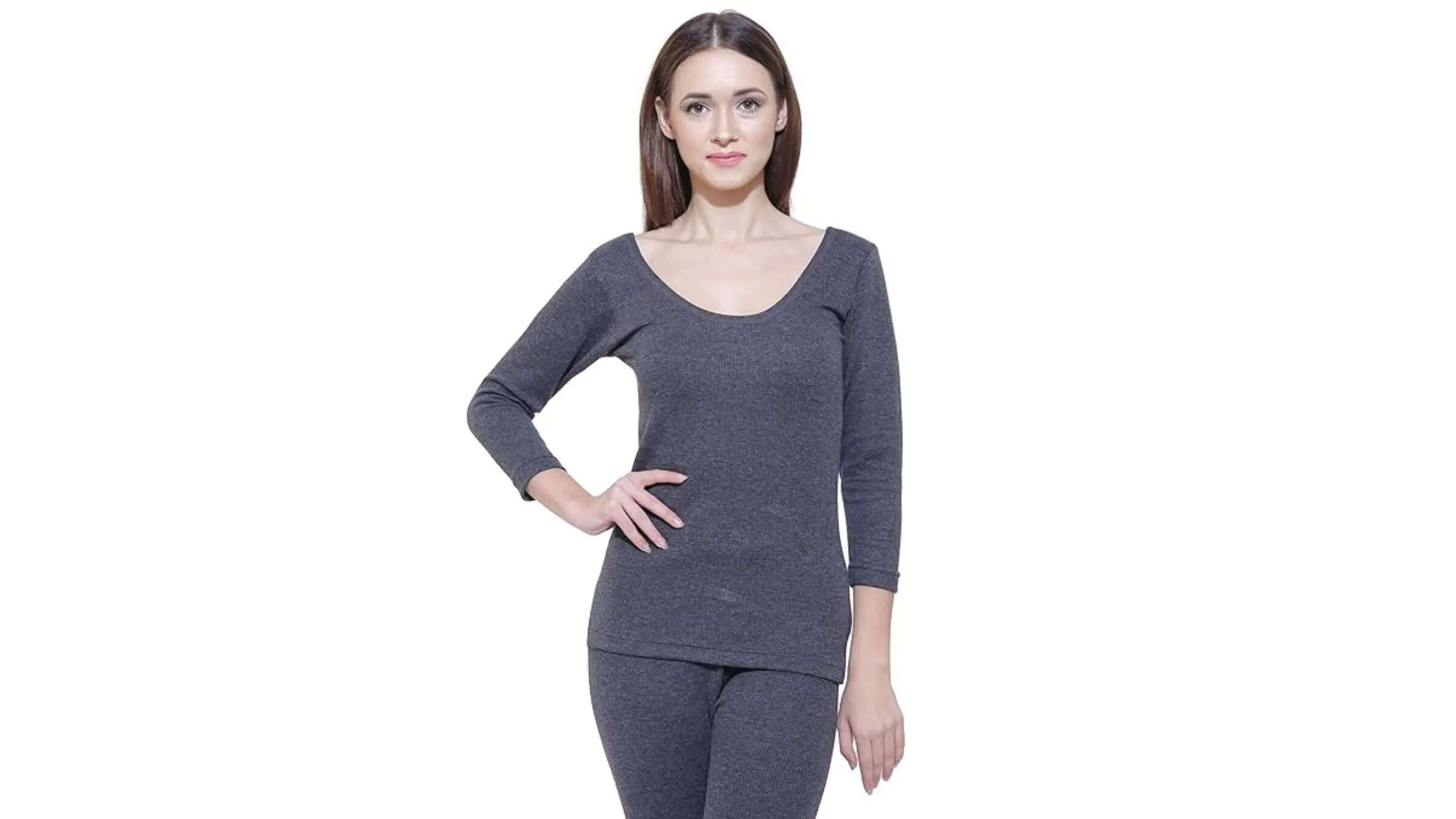 Bodyacre Women Round Neck Full Sleeves Vest