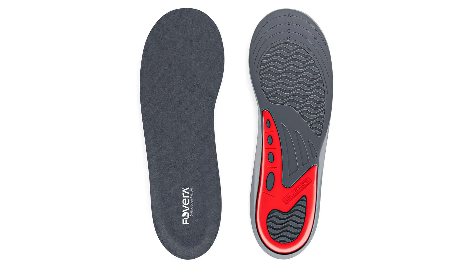 FOVERA Gel Insole for Shoes Men