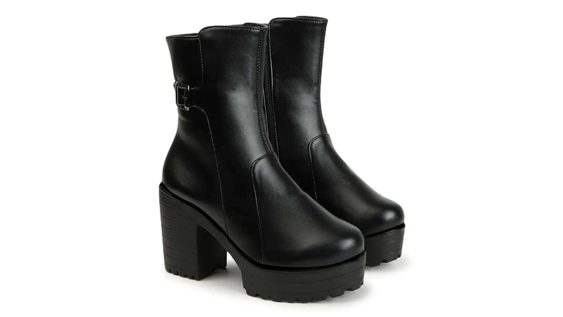 FRANINO PARIS Sylish Buckle Ankle Boots