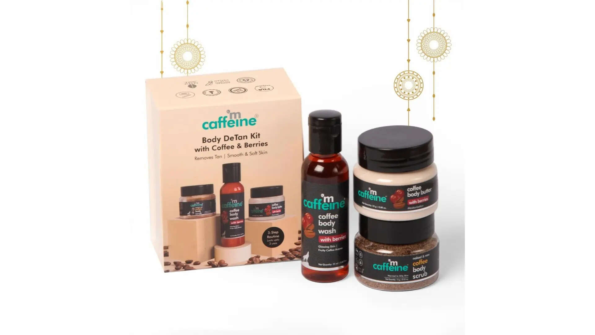 mCaffeine Body Care Gift Set with Berries