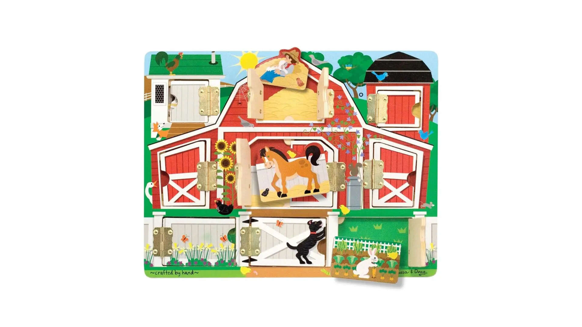 Melissa  Doug Kids Hide  Seek Farm