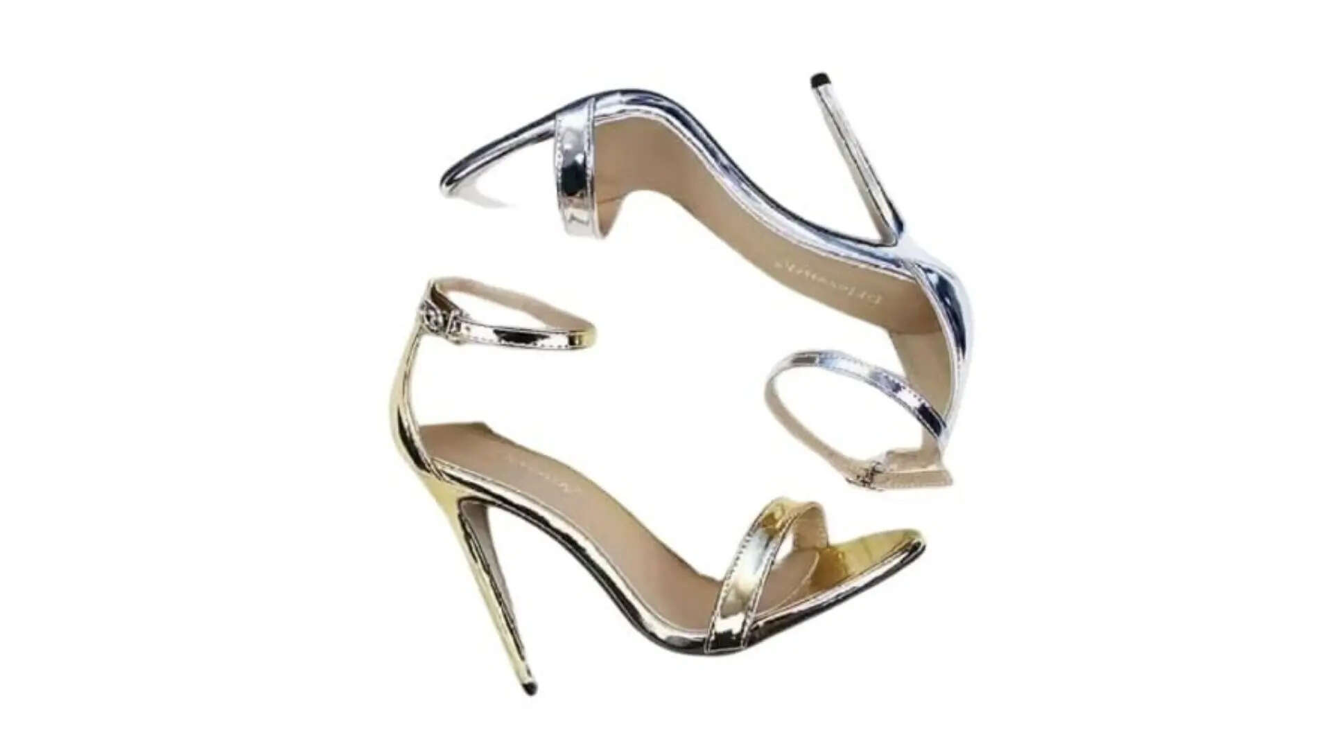 GLO GLAMP Womens and Ladies Wedding Banquet Stiletto Pencil Heel Sandals