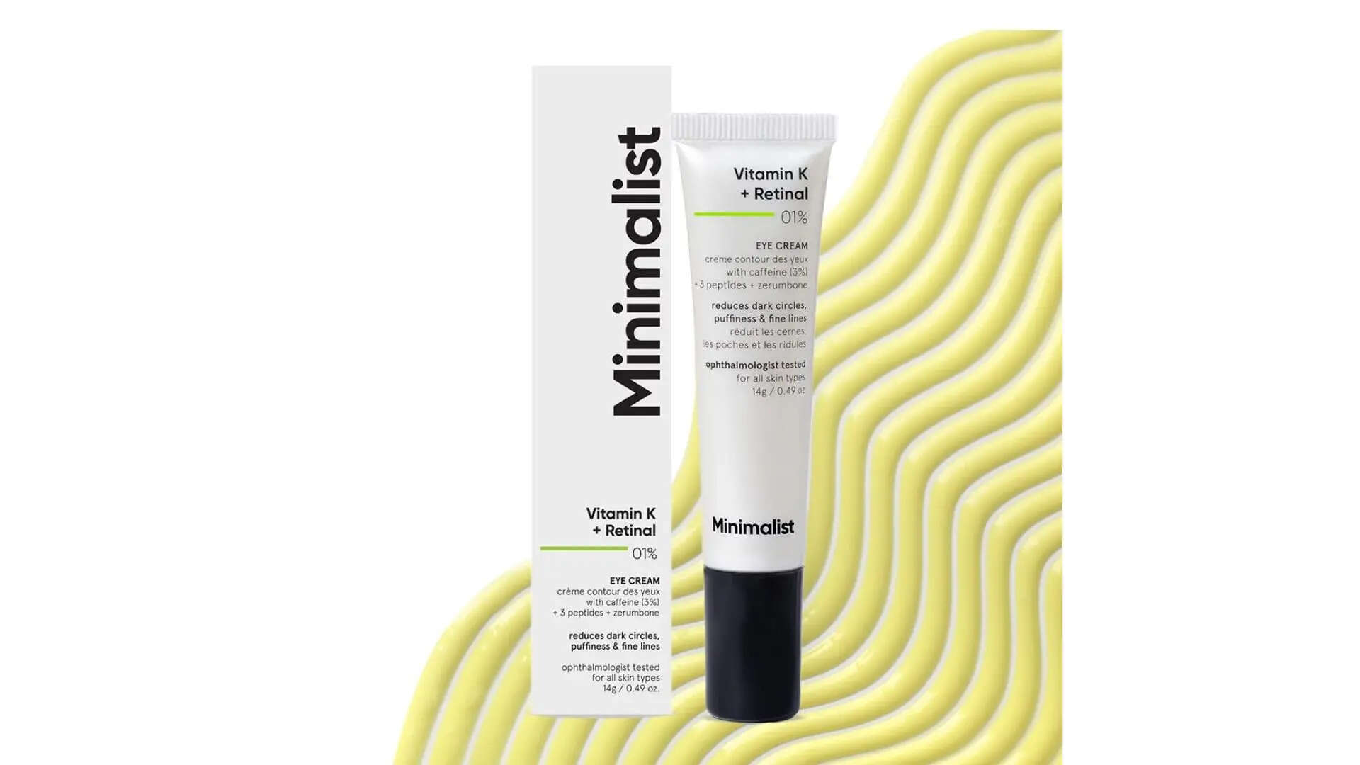 Minimalist Vitamin K  Retinal 01 Under Eye Cream