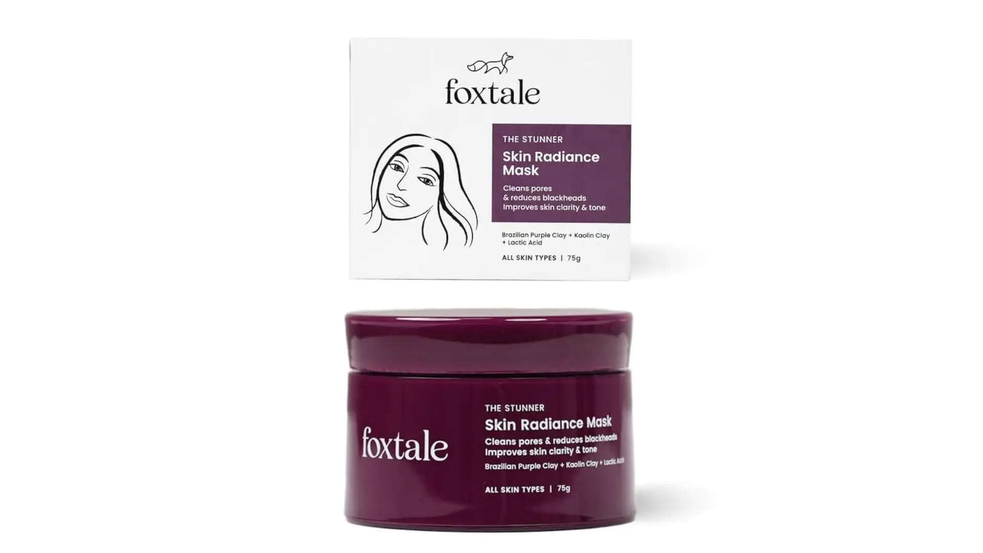 Foxtale De-Tan Face Mask for Glowing Skin