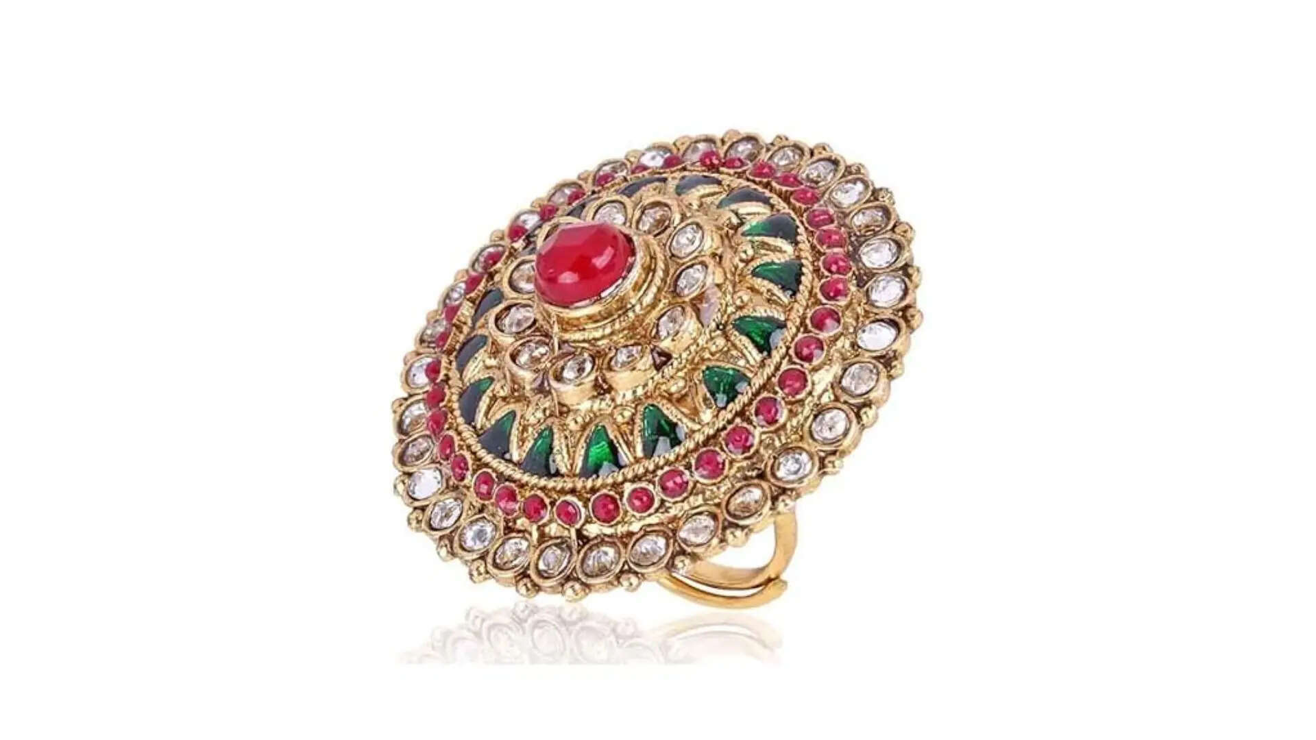 Shining Diva Fashion Gold Plated Ring for Women