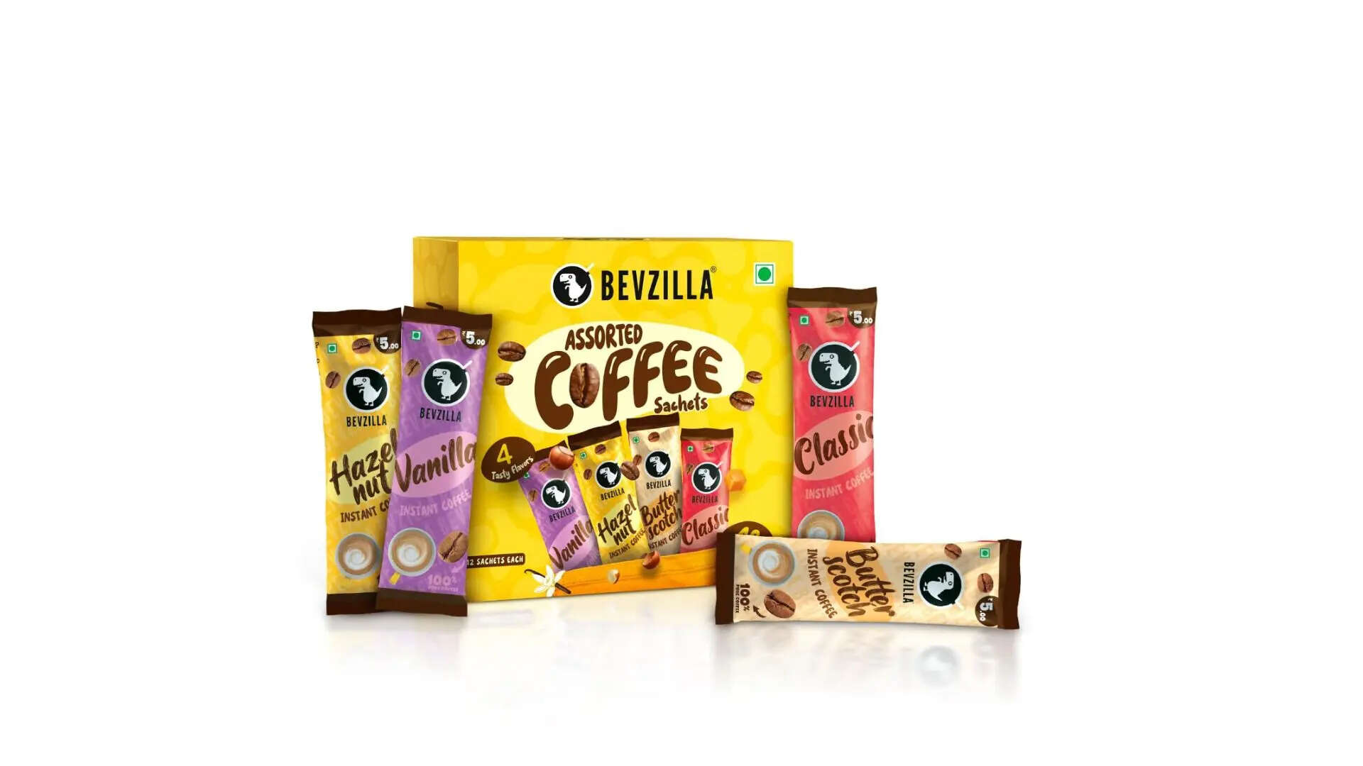 Bevzilla 48 Instant Coffee Powder Sachets