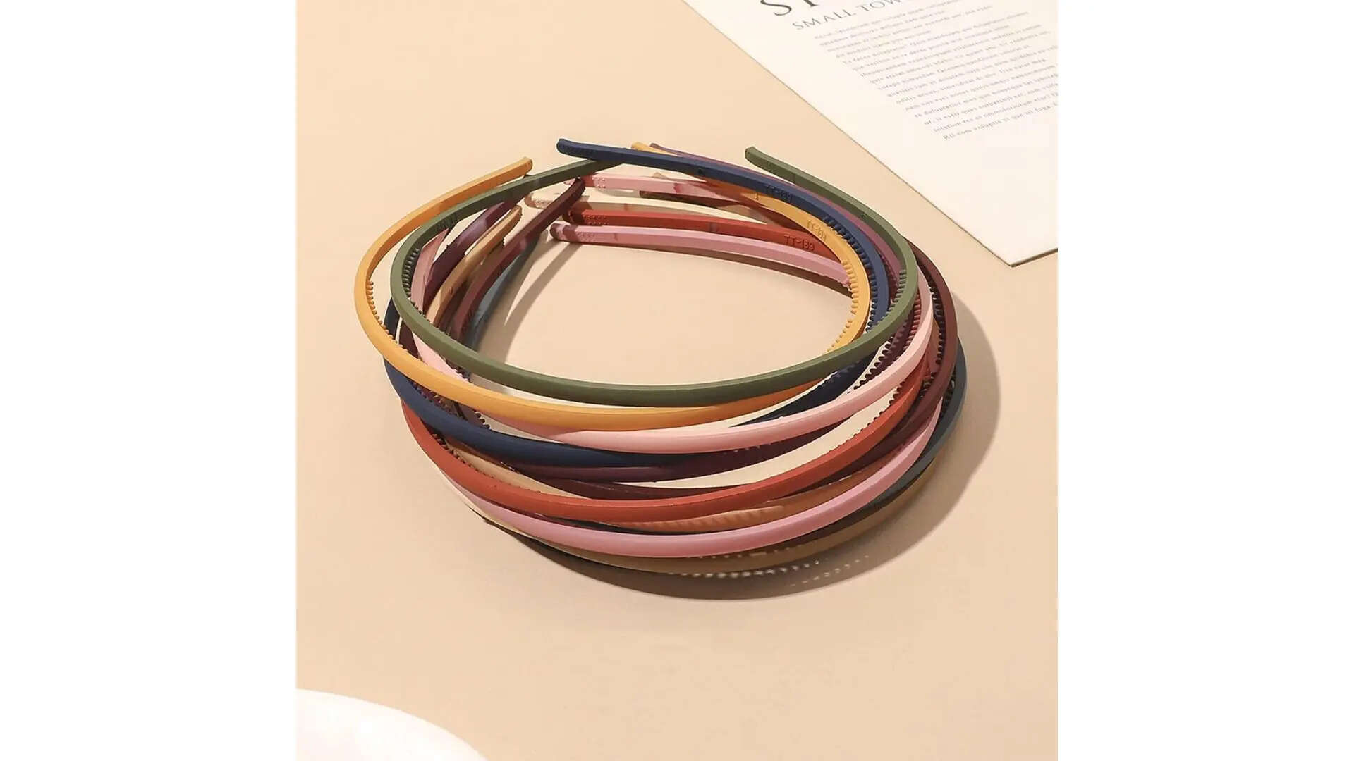 ANNA CREATIONS Fashion Plastic Matte Elastic Hair Bands