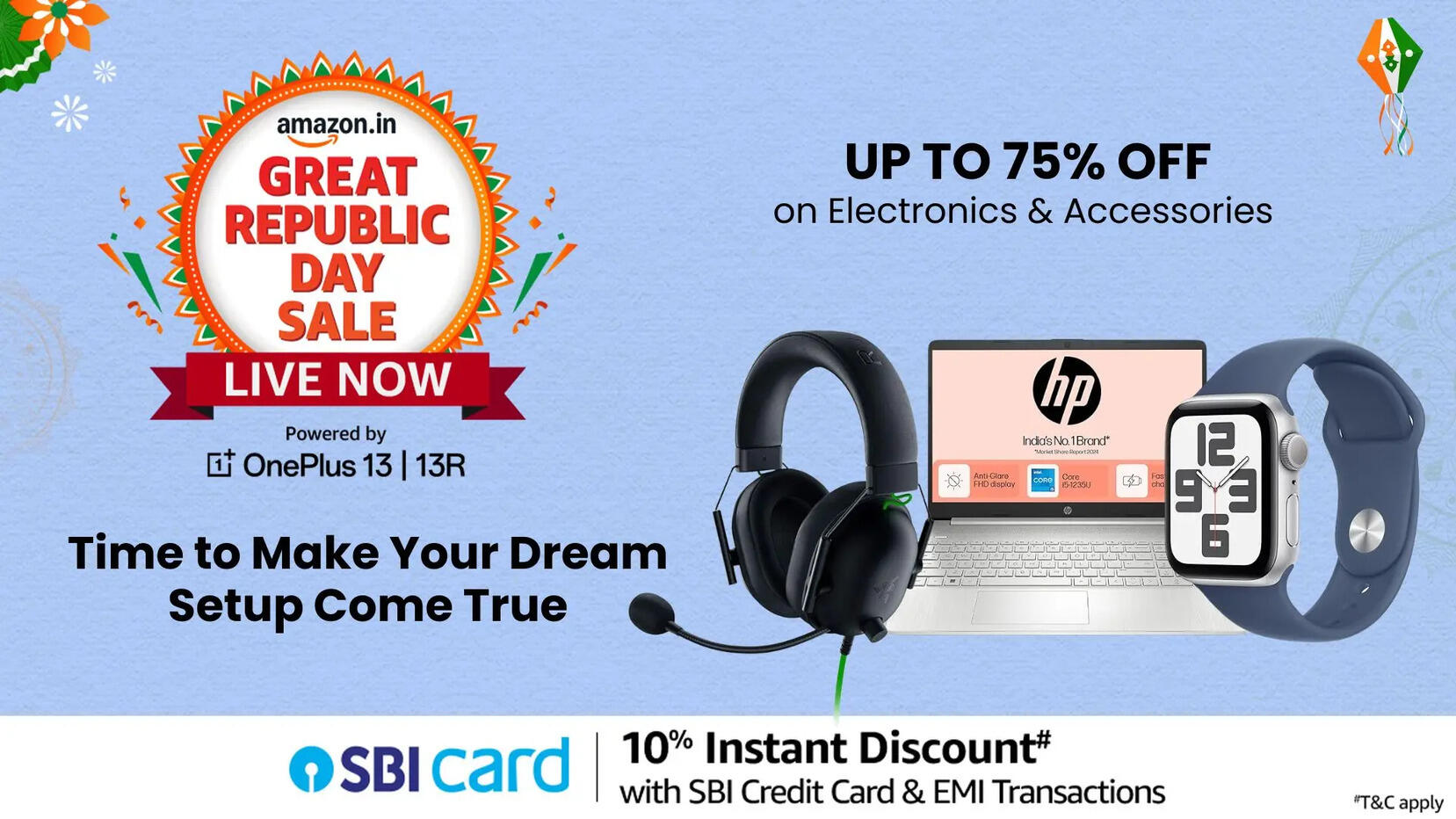 Amazon Great Republic Day Sale 2025 Amp Up Your Setup with Electronics and Accessories up to 75 Off