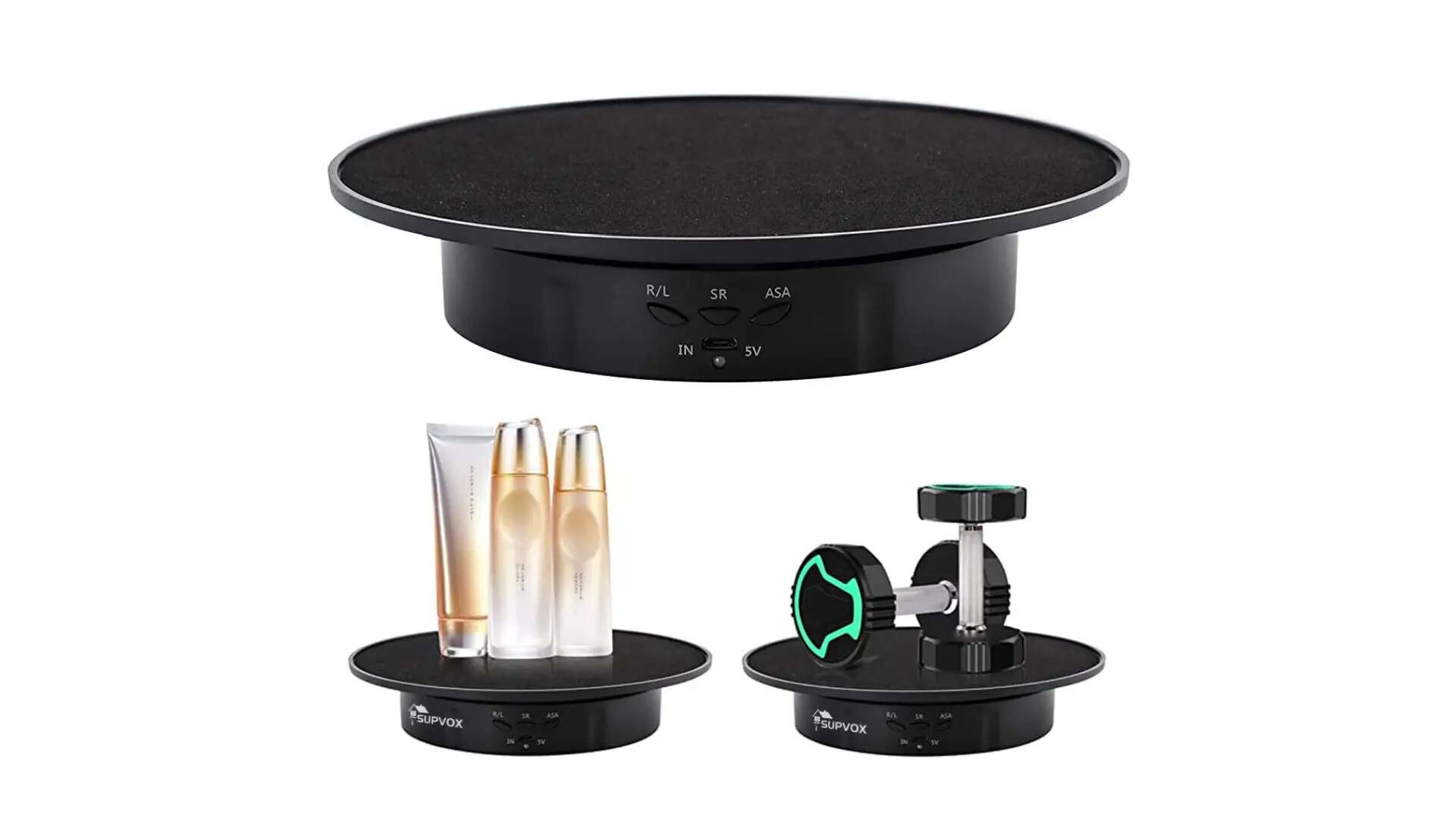 Supvox 1Pcs Electric Rotating Display Stand