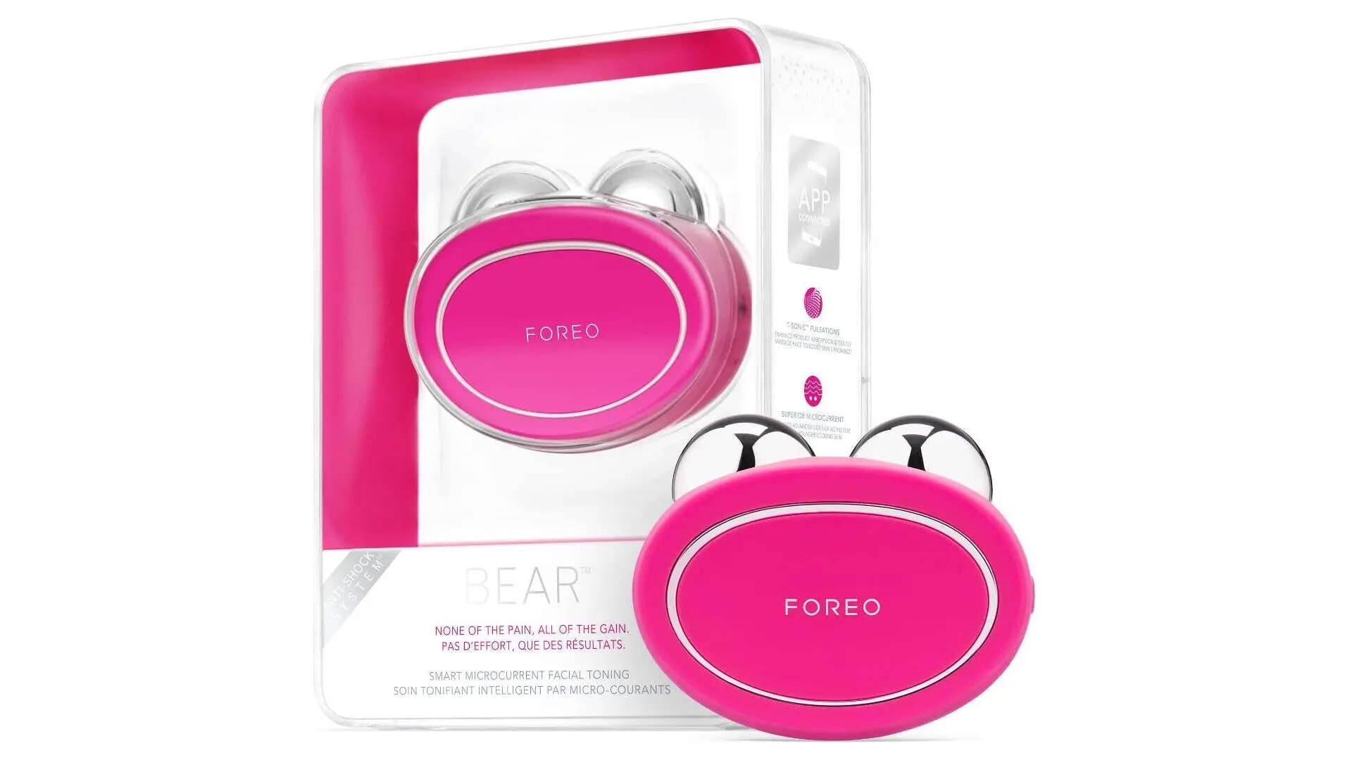 FOREO BEAR App-connected Microcurrent Facial Toning Device