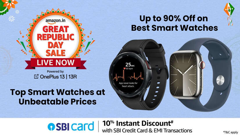 Amazon Great Republic Day Sale 2025 Best Smart Watch to Grab Now at Up To 90 Off