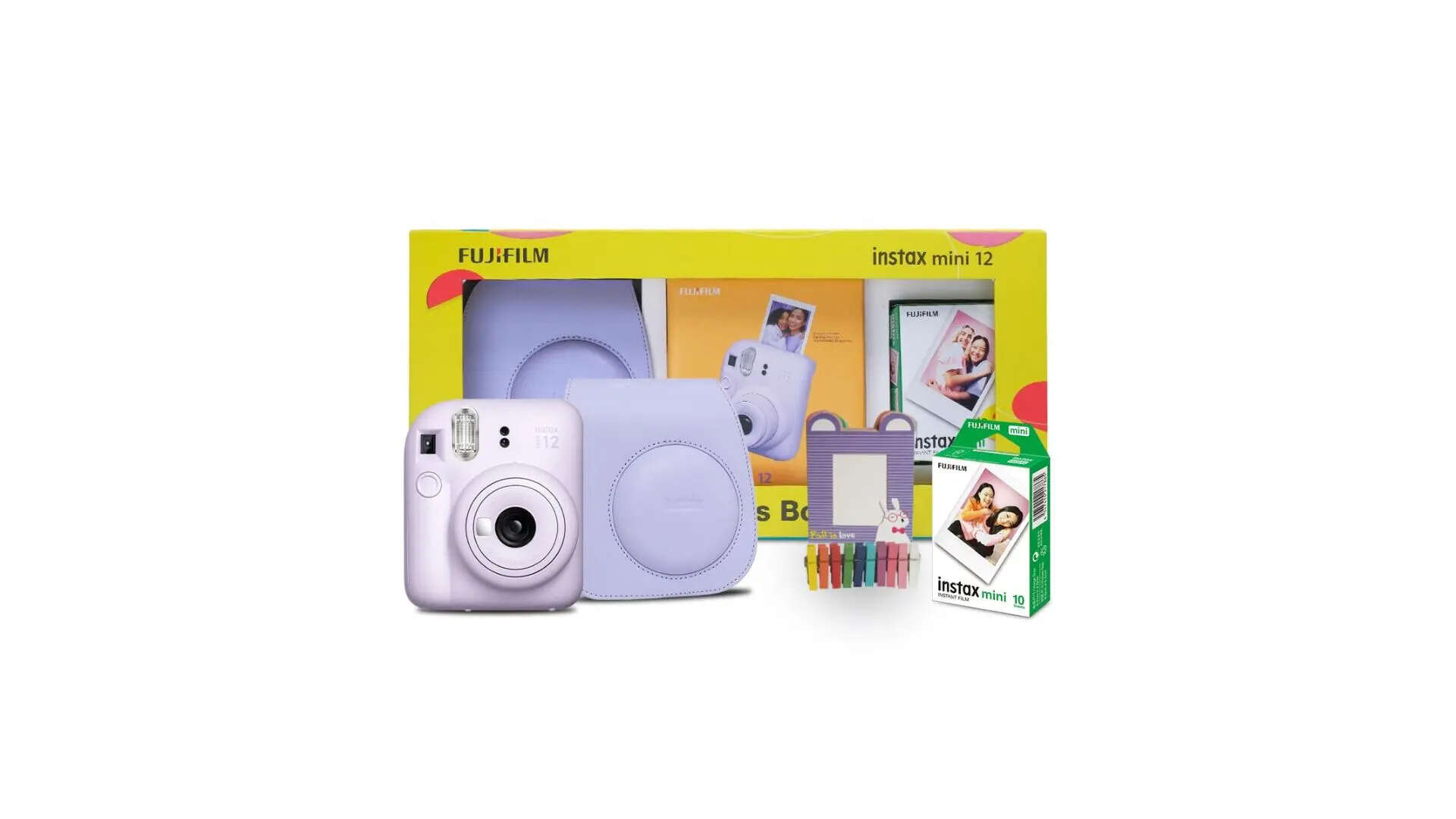 Fujifilm Instax Mini 12 Happiness Box with 40 Shots