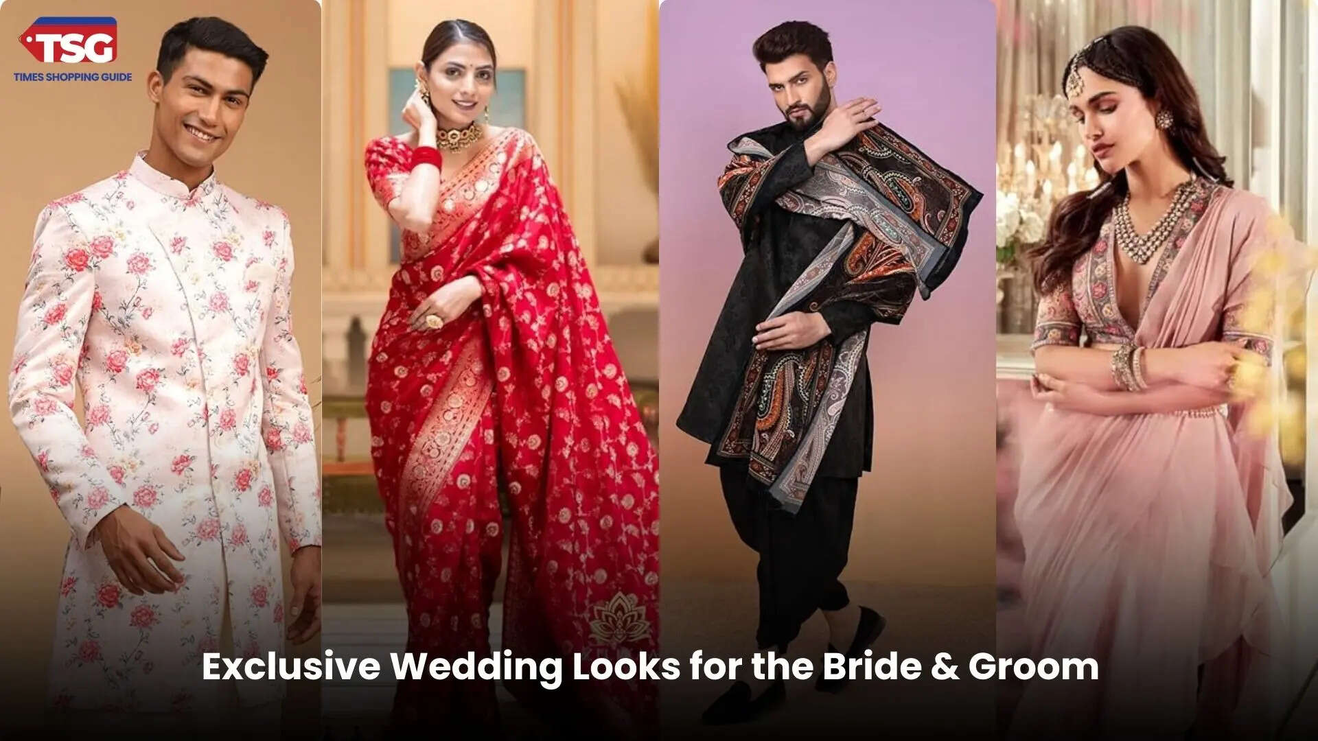 Bride  Groom Outfits for Every Event