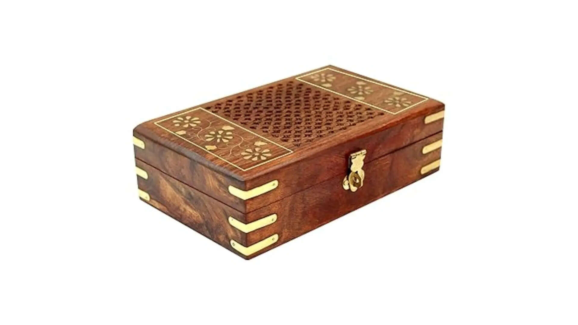 Handmade Wooden Small Jewellery Box for Women 