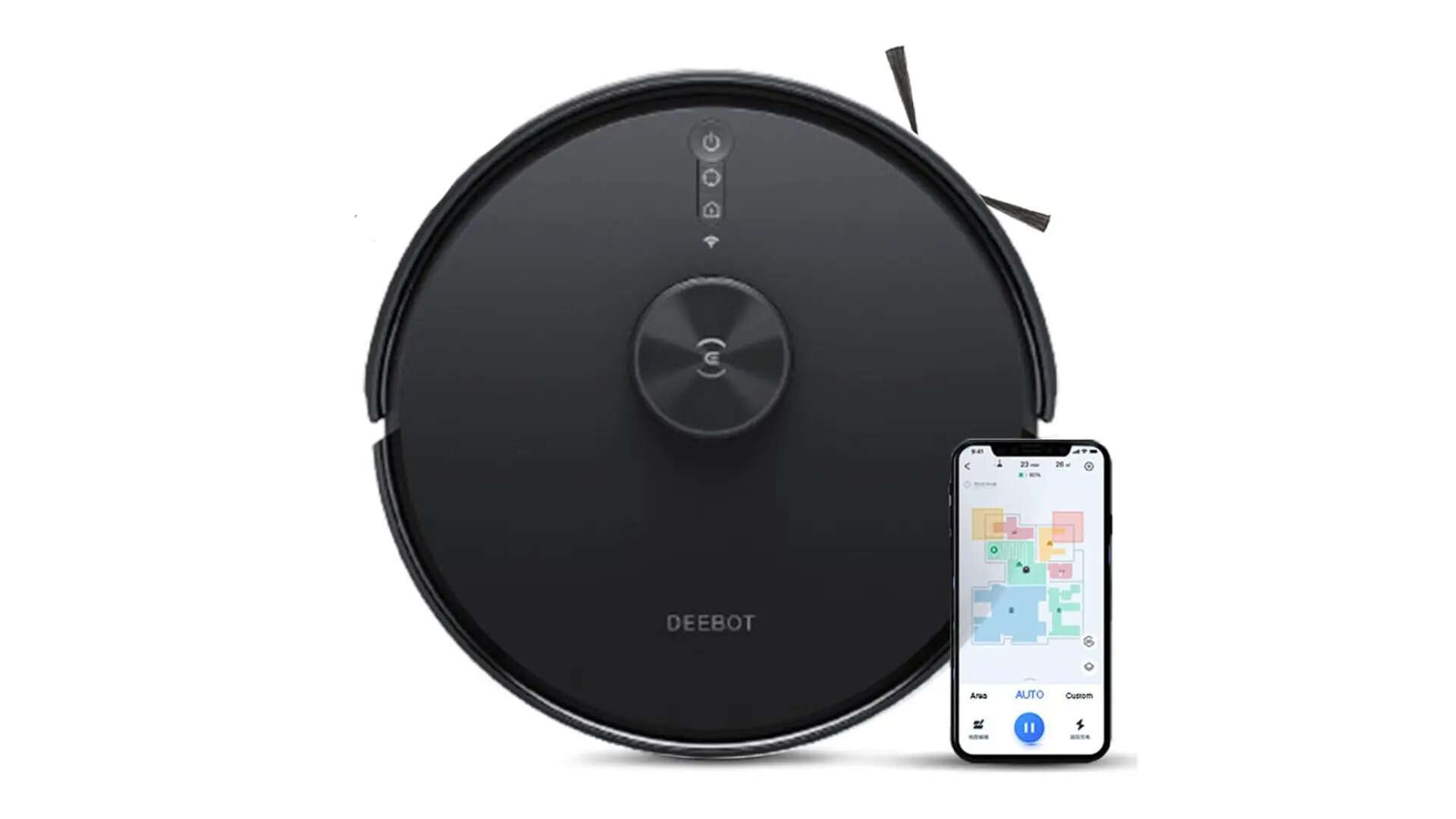 ECOVACS Deebot Y1 Pro 2-In-1 Robot Vacuum Cleaner