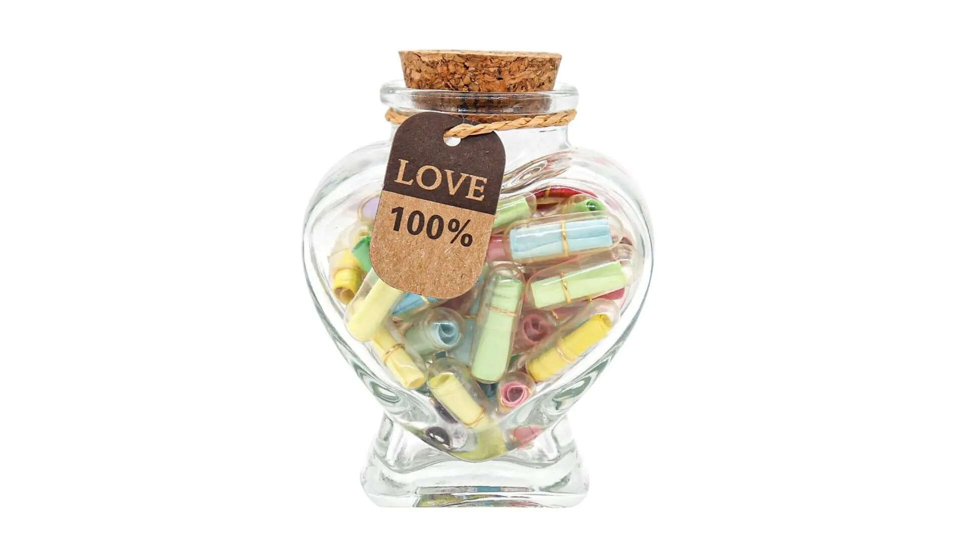 HASTHIP Couple Gift Letters Message in a Bottle