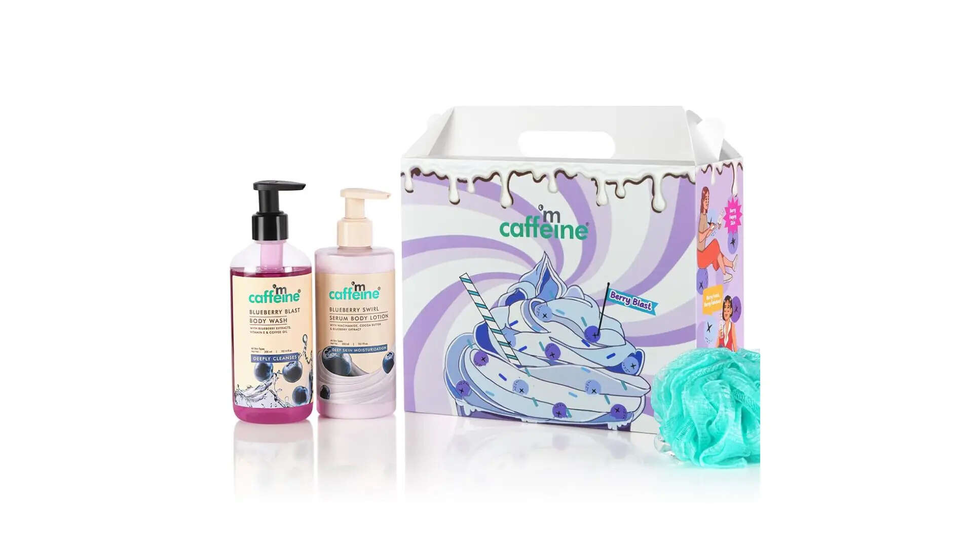 mCaffeine Blueberry Escape Bath  Body Gift Kit