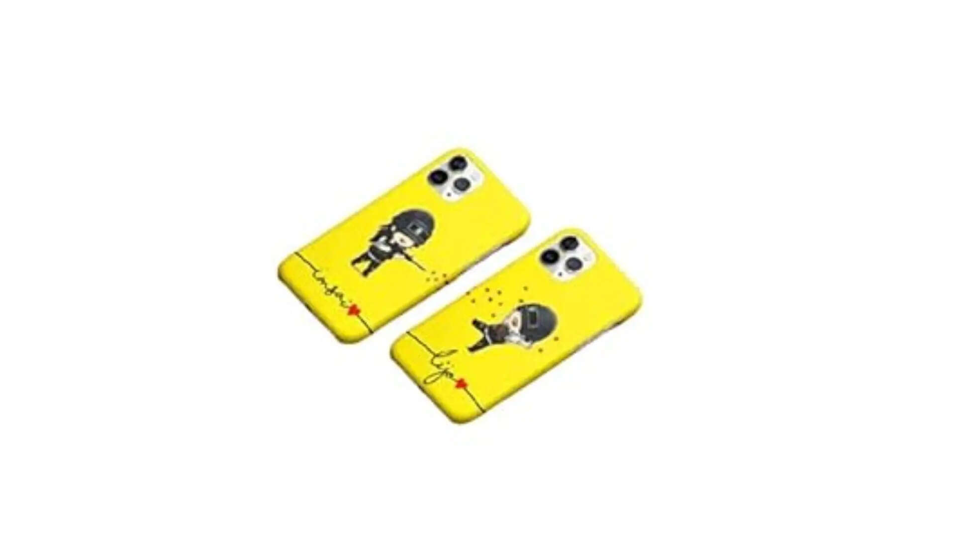 Hard Plastic Customised Printed Couples Mobile Cases 