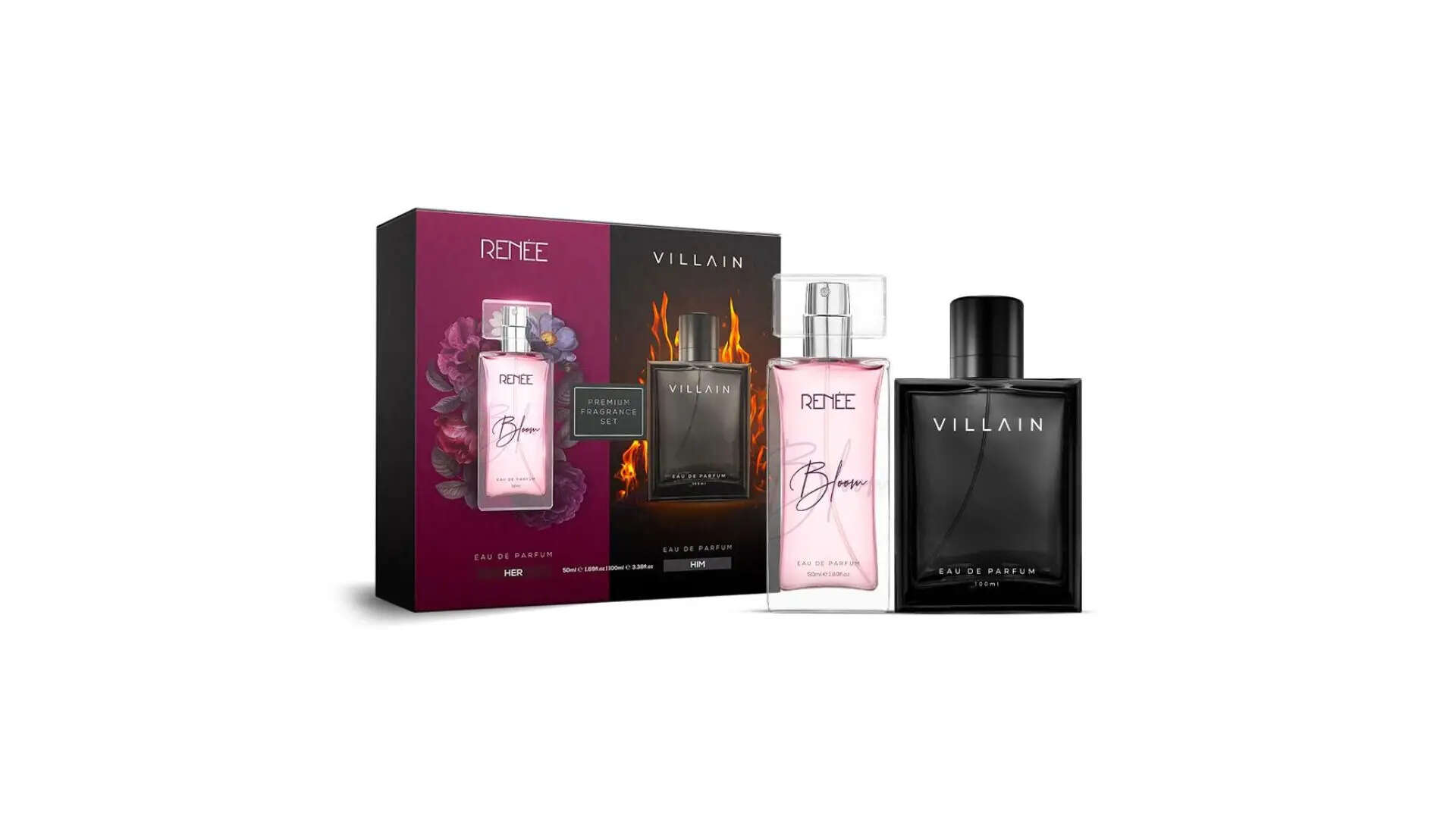 RENEE x VILLAIN Him  Her Premium Eau De Parfum for Couples 