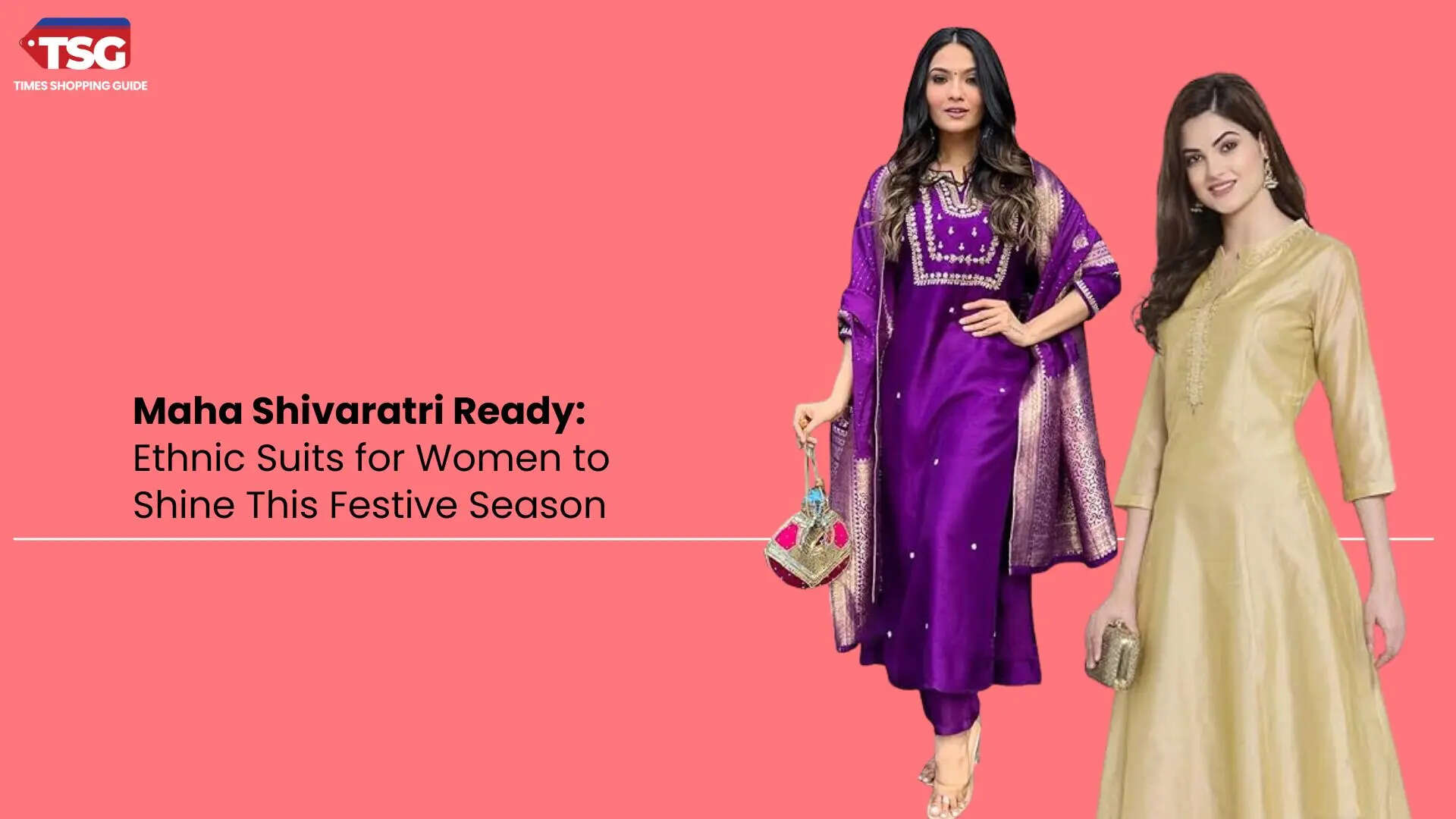 Ethnic Suits for Women to Celebrate Maha Shivratri in Traditional Outfit