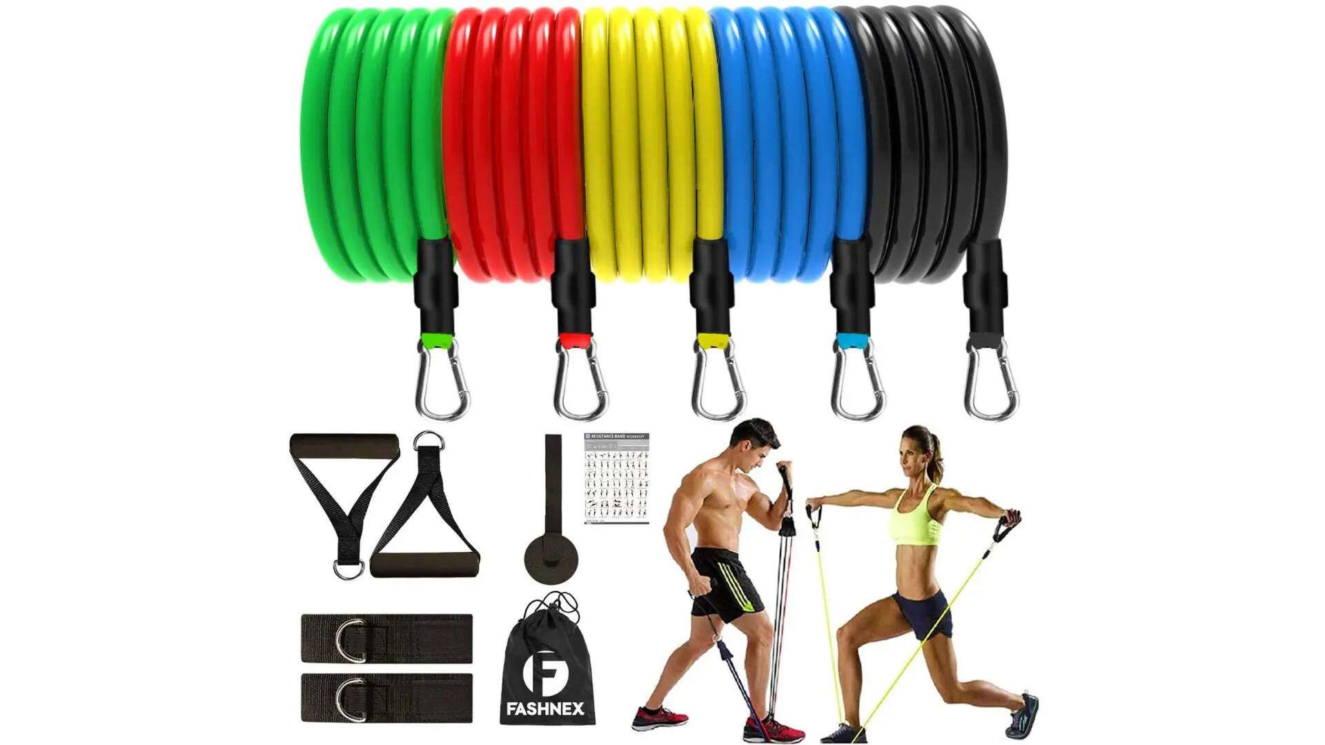 Moving ON Fashnex Resistance Bands Set