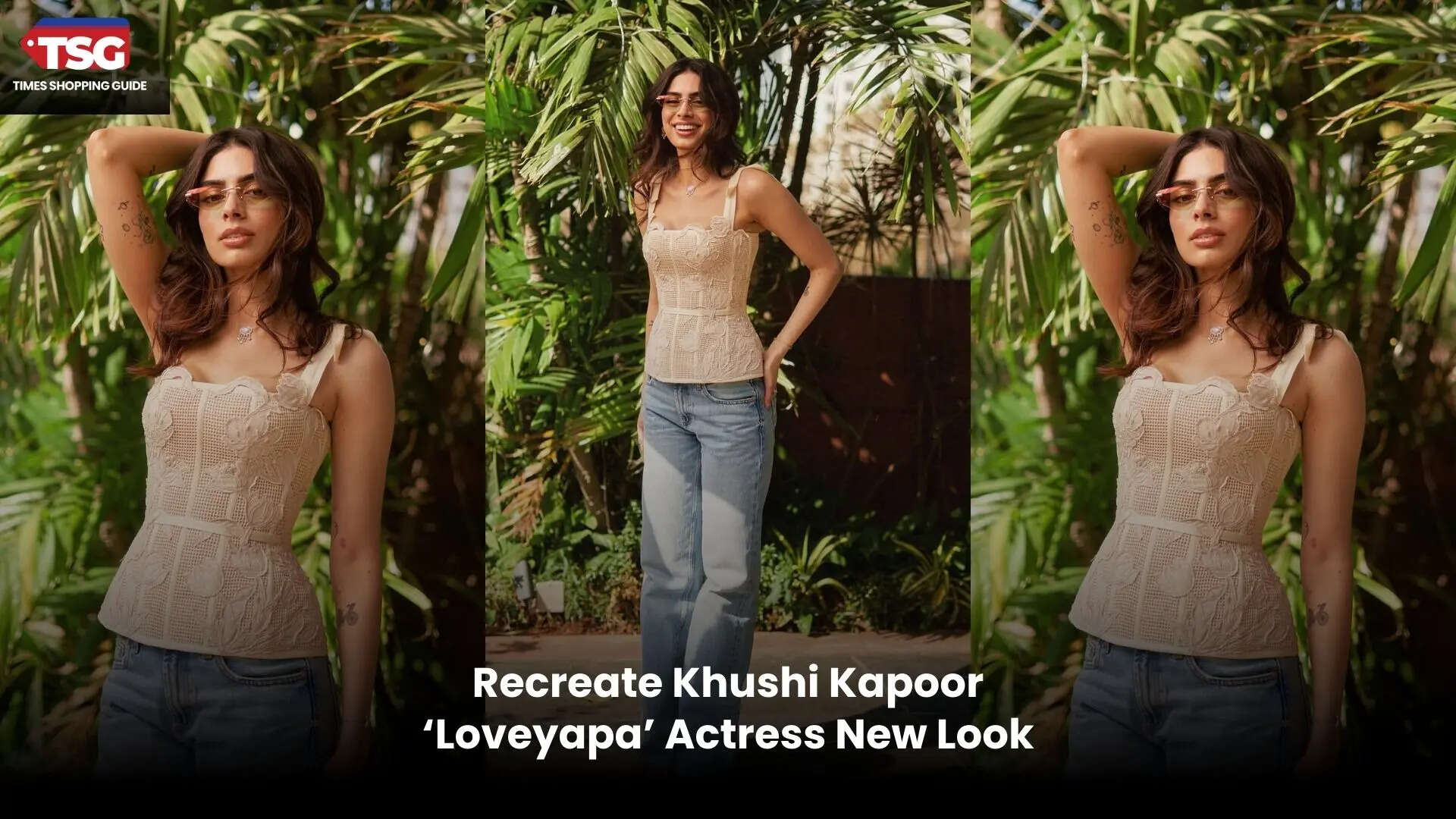 Khushi Kapoors New Look Recreation