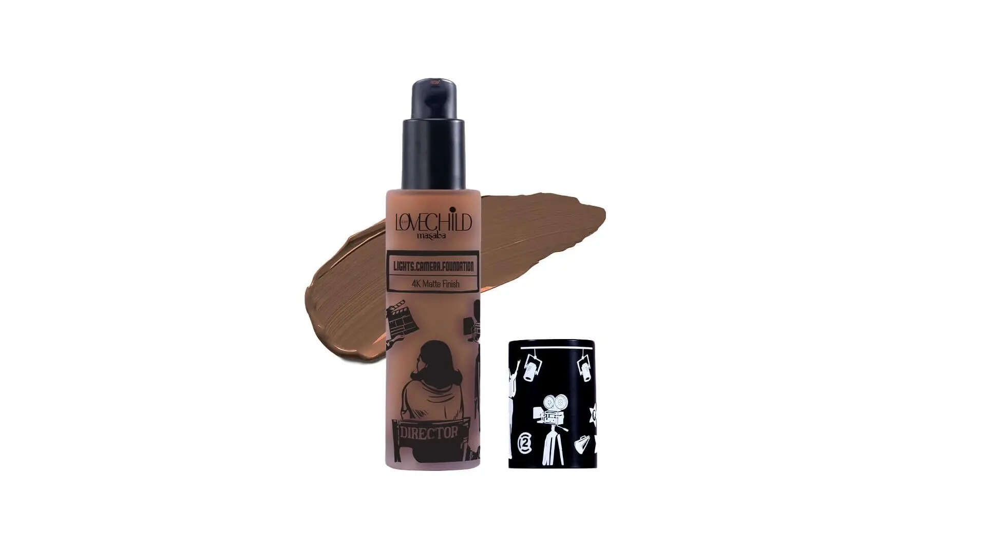 LoveChild Masaba Lights Camera Foundation - Dark Chocolate Ballet