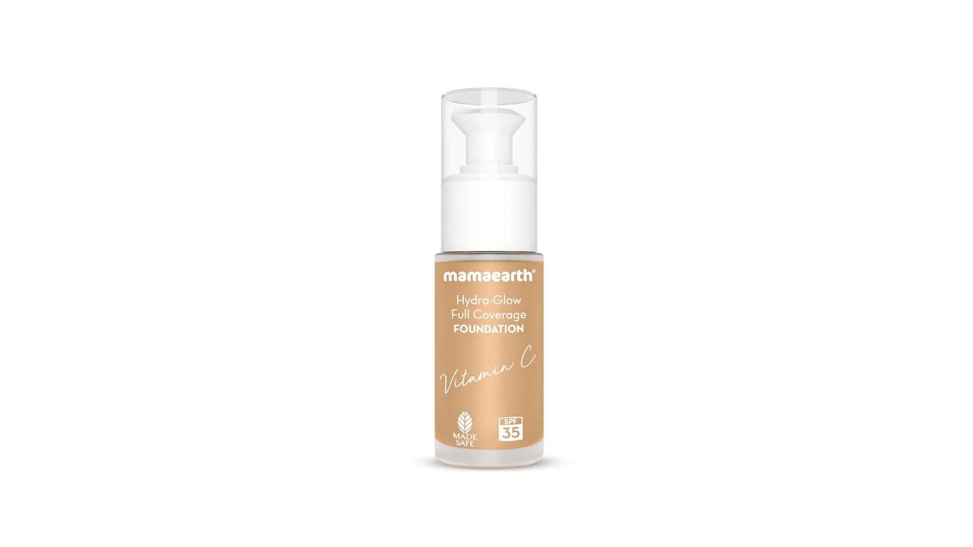 Mamaearth Hydra-Glow Full Coverage Dewy Finish Liquid Foundation-06 Caramel Glow 